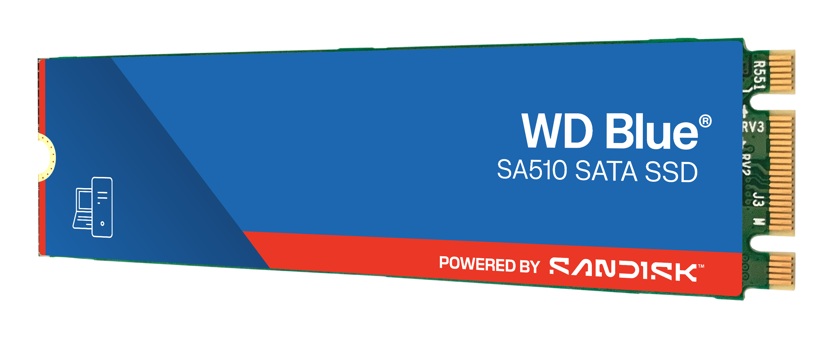Western Digital WD Blue SA510 SSD 1TB, M.2 2280 / B-M-Key / SATA 6Gb/s