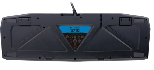Logitech G710, Full-size (100%), Verkabelt, USB, QWERTZ, Schwarz