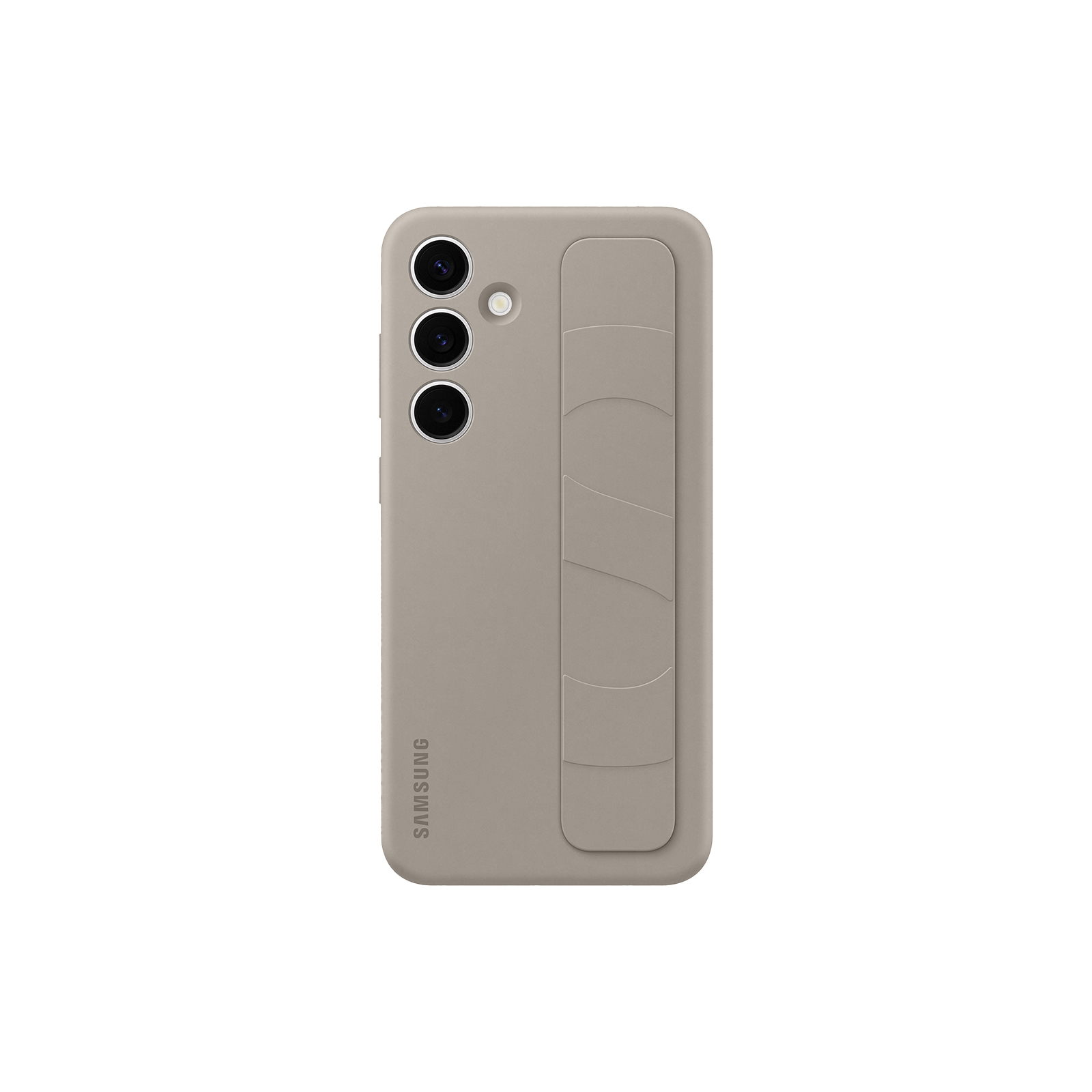 Samsung Standing Grip Case Taupe, Cover, Samsung, Galaxy S24+, 17 cm (6.7"), Graubraun