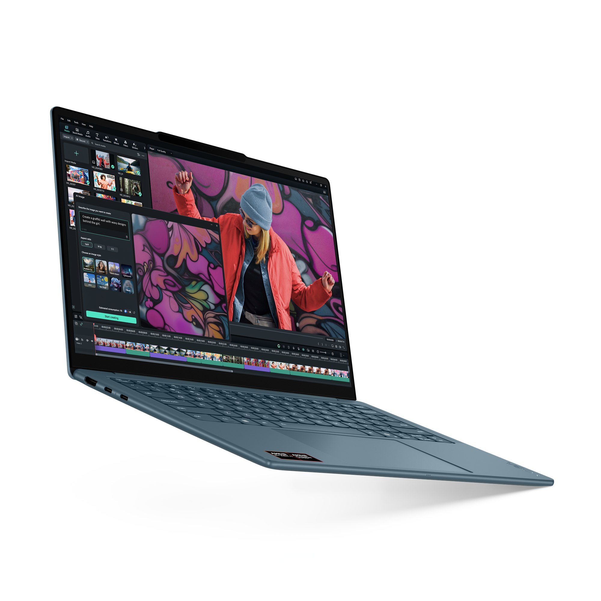 Lenovo Yoga Slim 7 14AKP10, 14"WQXGA+ OLED, AMD Ryzen AI 7 350, 16GB RAM, 512GB SSD, W11H