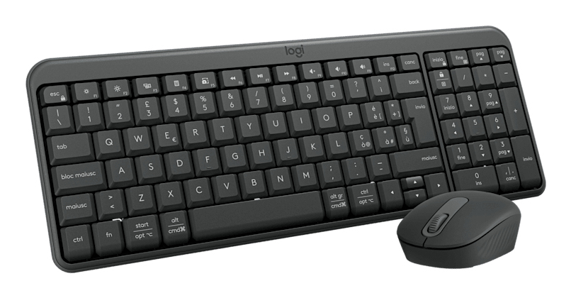 Logitech MK250 - Tastatur-und-Maus-Set - kabellos