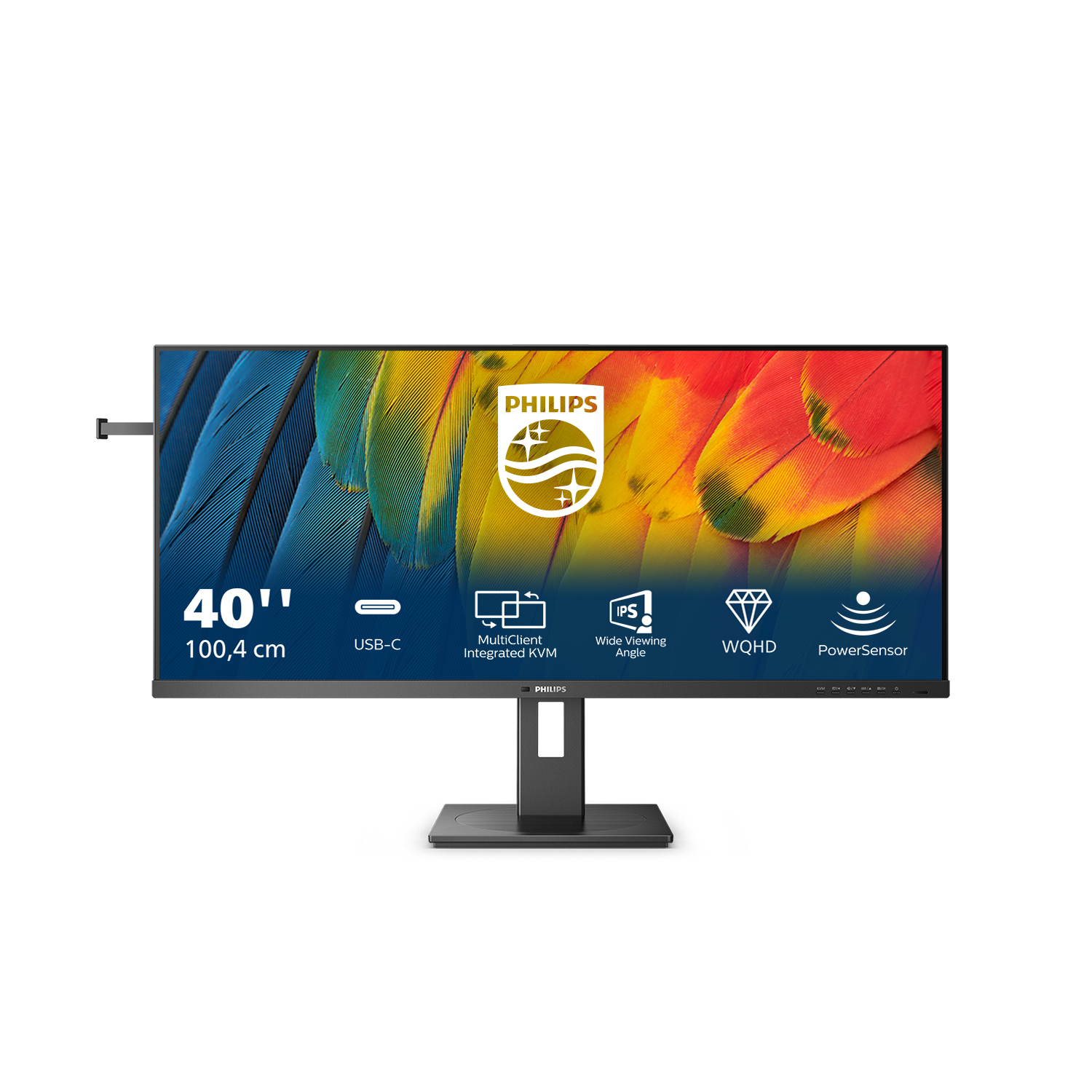 B-WARE - Philips 40B1U5600 Monitor 101.6cm (40"), UWQHD, IPS, 4ms, HDMI, Displayport, USB-C