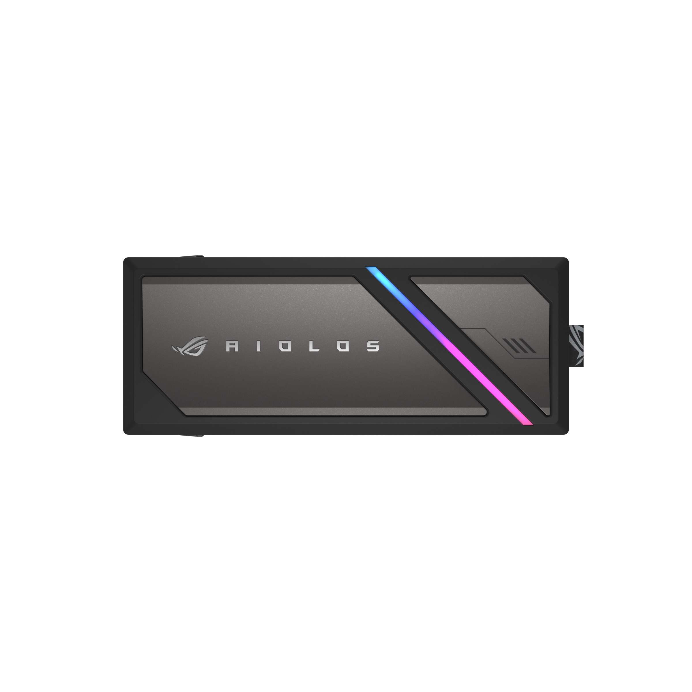 ASUS ROG Strix Aiolos, SSD-Gehäuse, M.2, PCI Express, SATA, 20 Gbit/s, USB Anschluss, Schwarz