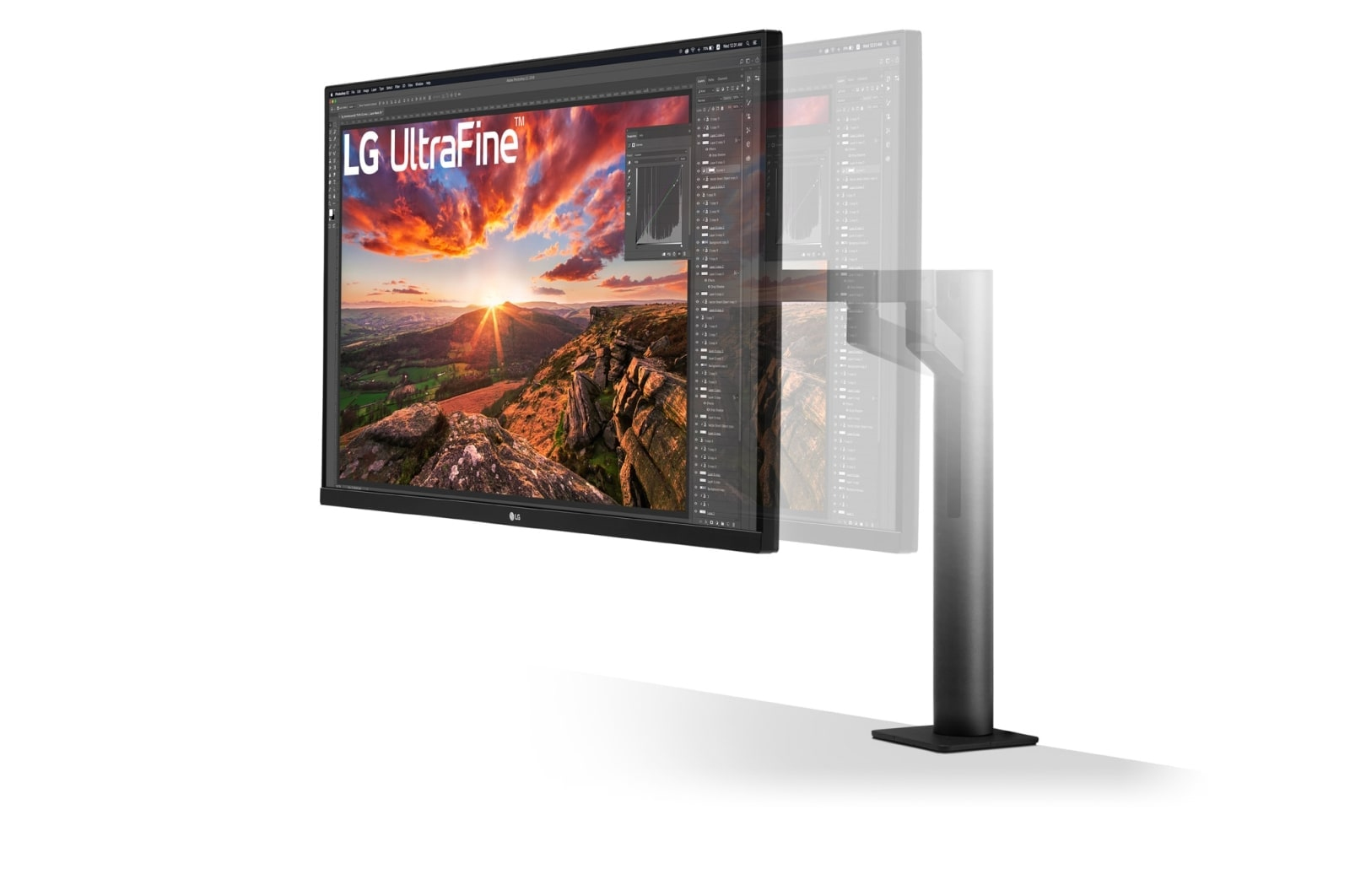 LG UltraFine 32UN880K-B Monitor 81.3cm (32") 4K UHD, IPS, 5ms, HDMI, Displayport, USB