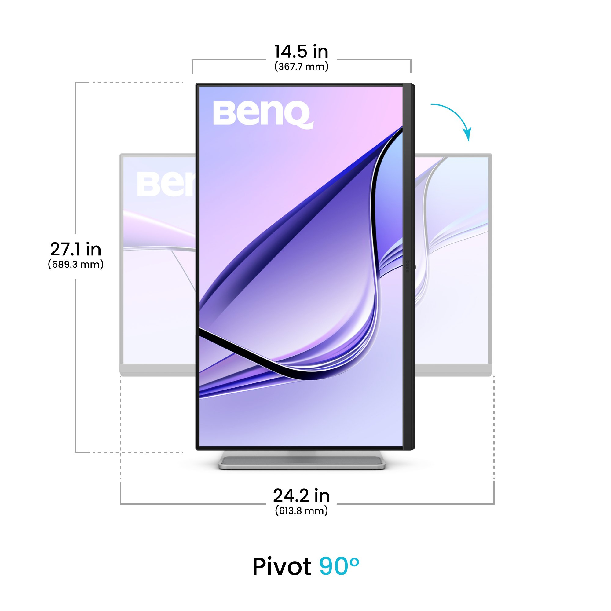 BenQ MA270U - LED-Monitor - 69 cm (27") - 3840 x 2160 4K UHD (2160p)