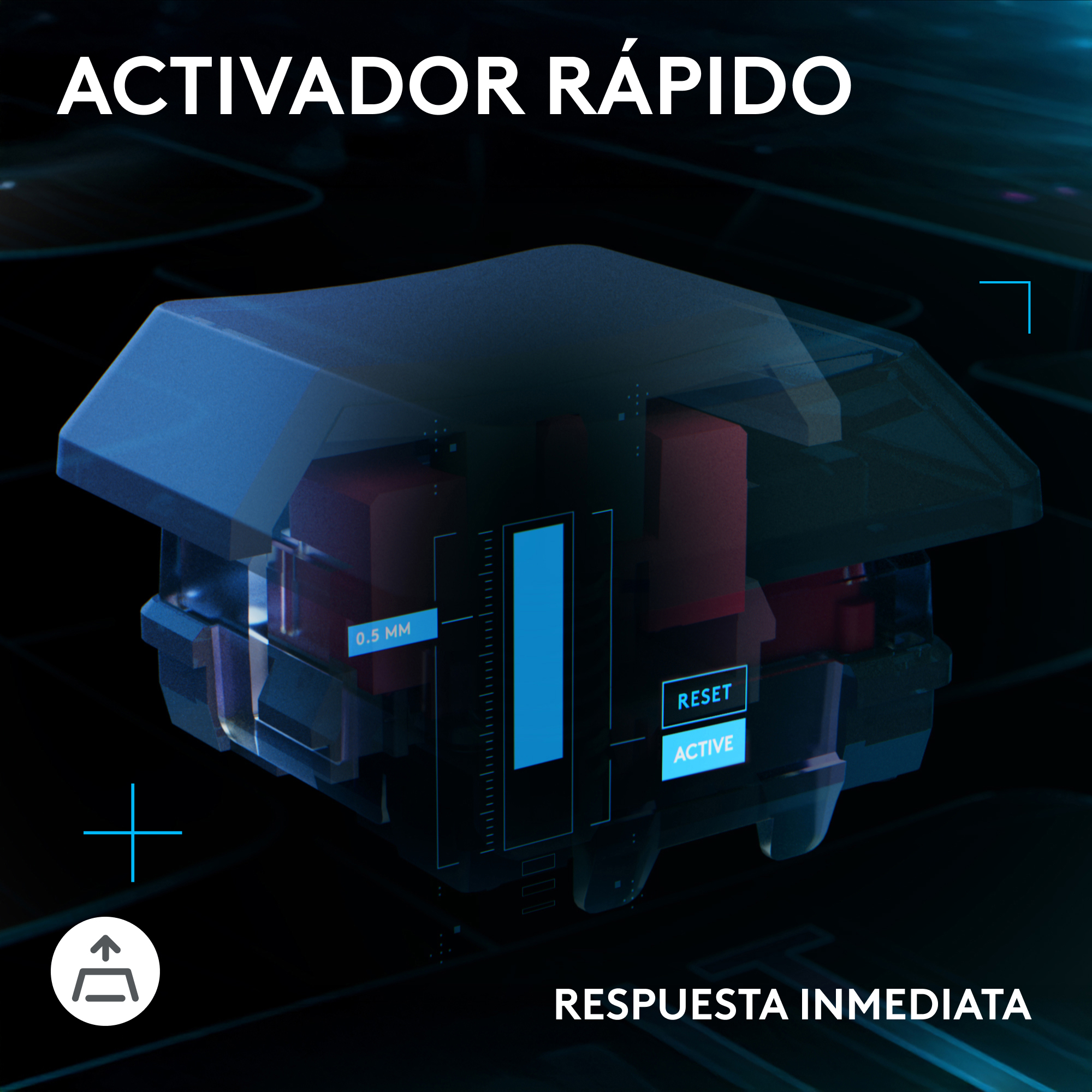 Logitech G G515 RAPID - Tastatur - niedrigprofil, analog, Gaming