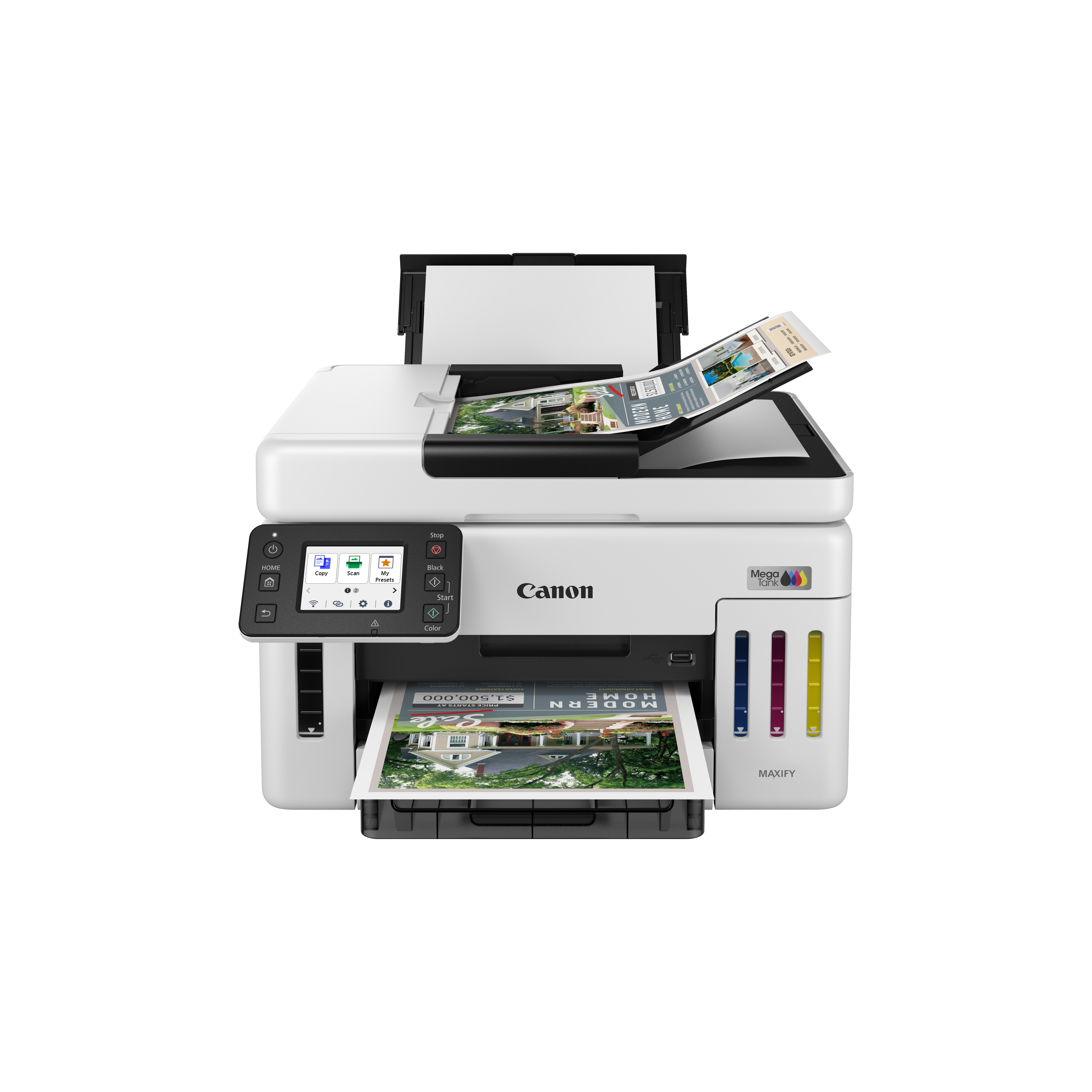 Canon MAXIFY GX6150 MegaTank - Multifunktionsdrucker - Farbe - Tintenstrahl - CISS - Legal (216 x 35