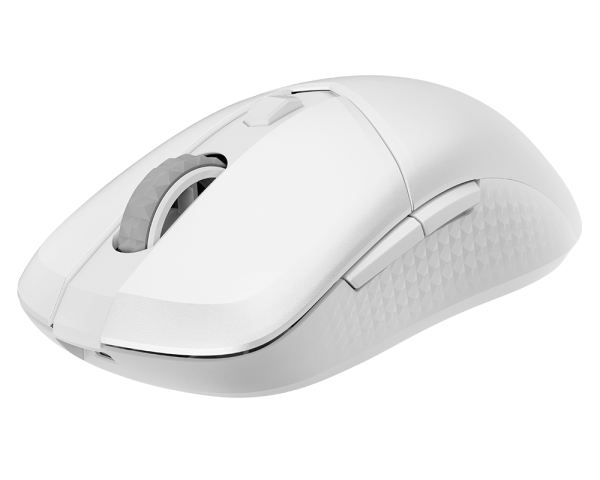 MSI Versa 300 Wireless, rechts, Optisch, RF Wireless + Bluetooth + USB Type-C, 8000 DPI, Weiß