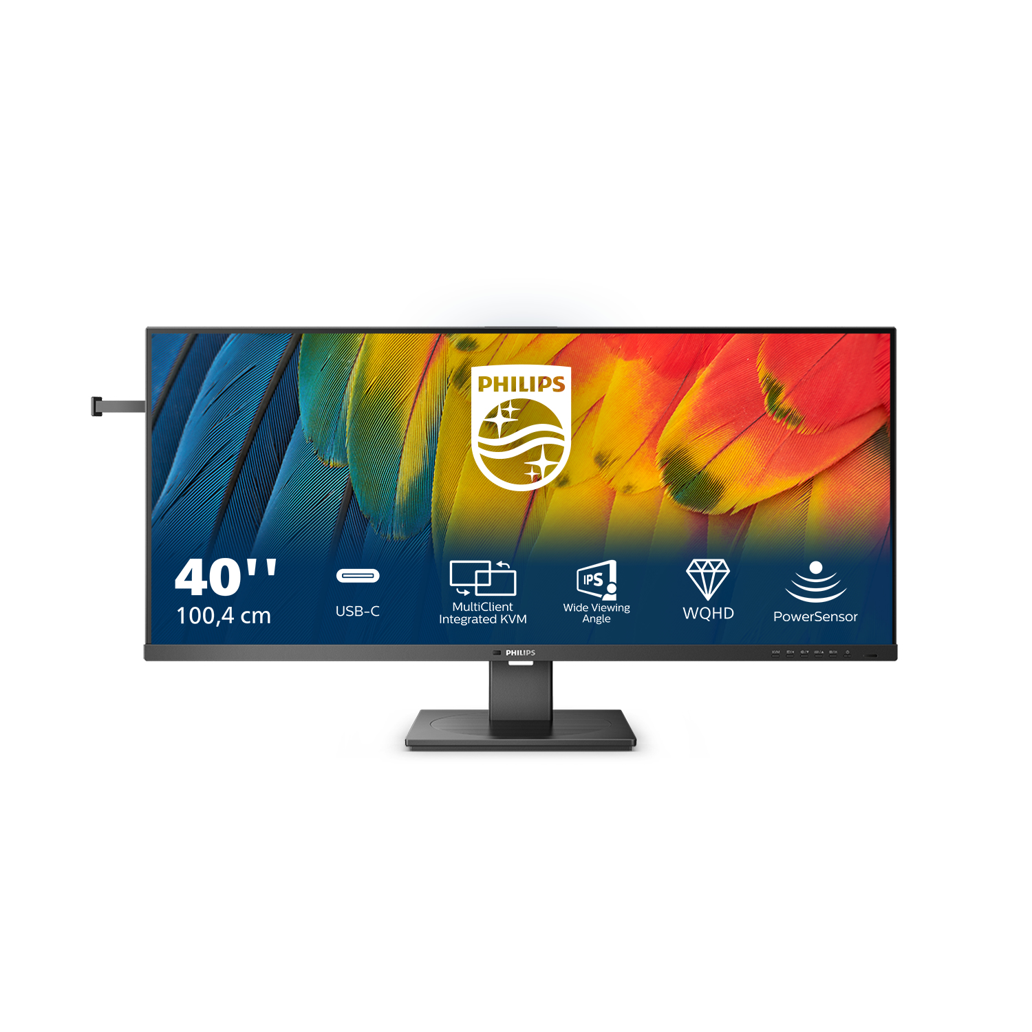 B-WARE - Philips 40B1U5600 Monitor 101.6cm (40"), UWQHD, IPS, 4ms, HDMI, Displayport, USB-C