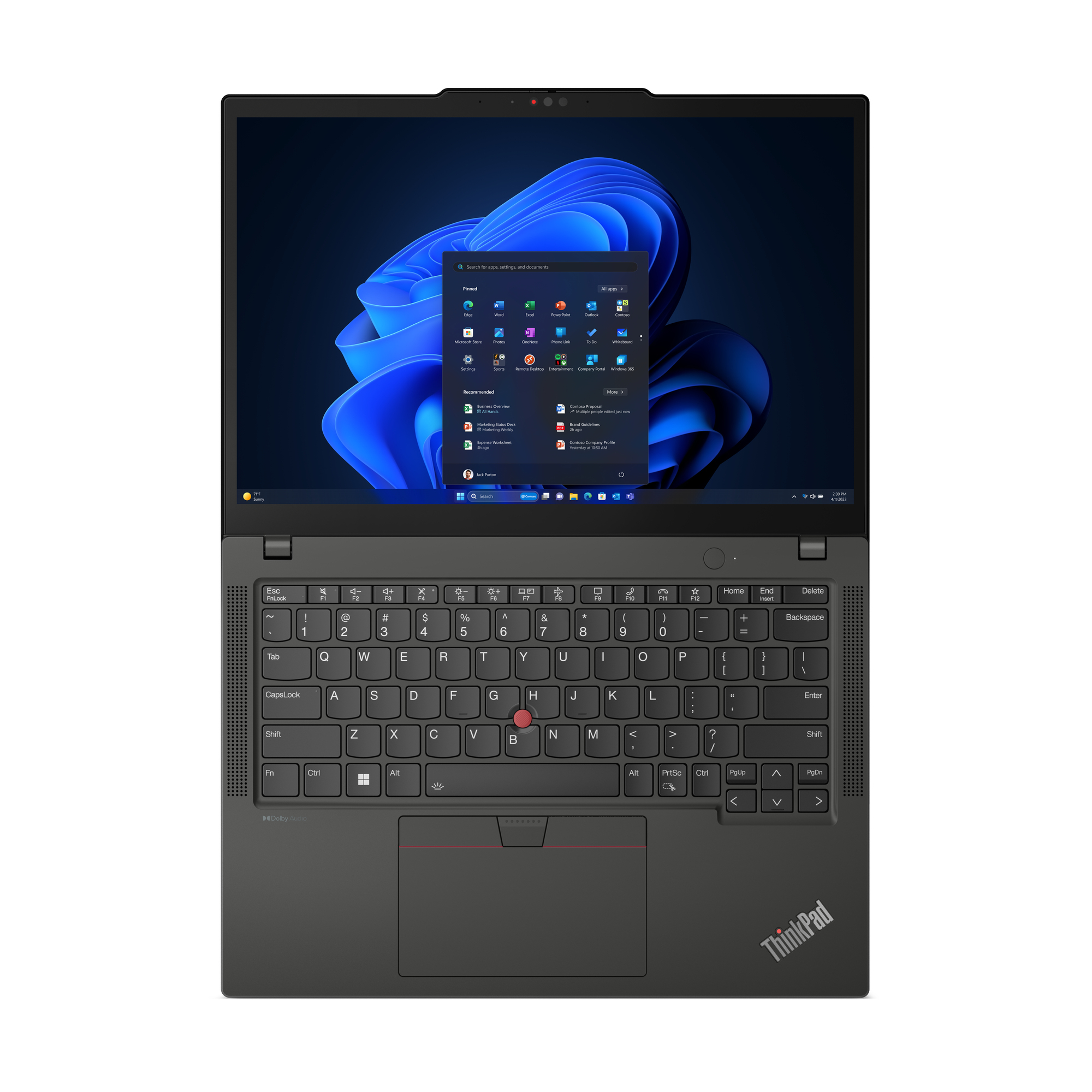 Lenovo ThinkPad X13 Gen 5 21LU - 180°-Scharnierdesign - Intel Core Ultra 5 125U / 1.3 GHz - Evo - Wi