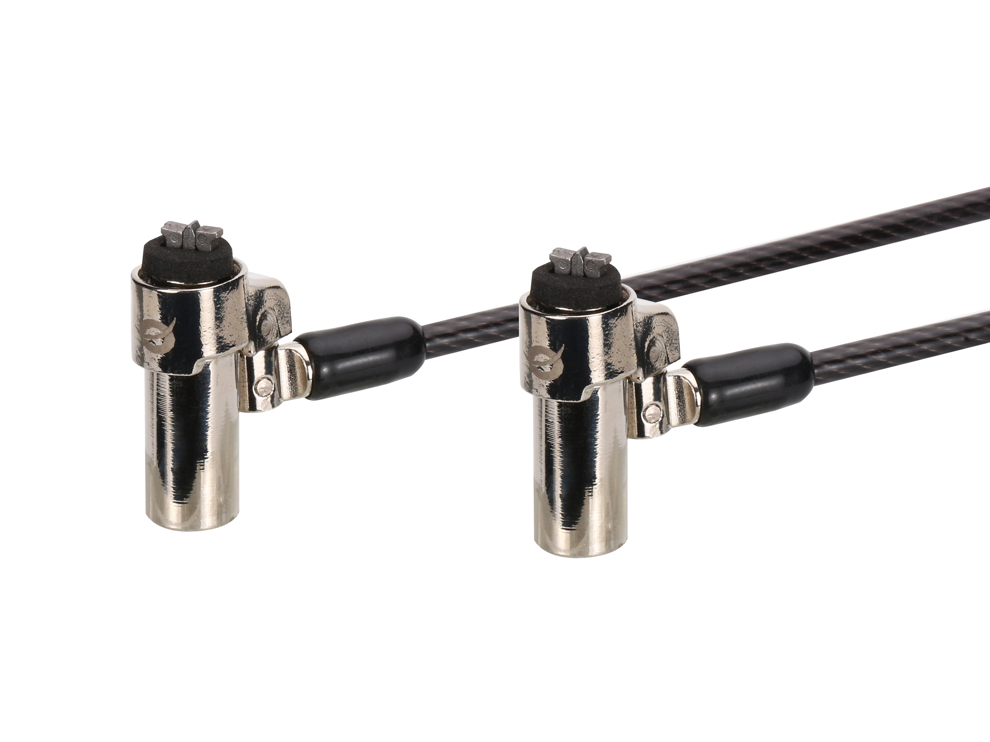 Conceptronic CUSTODIO02BNTM Dual-Head Laptop-Schloss mit Schlüssel, Nano-Sicherheitsslot, Master-Key