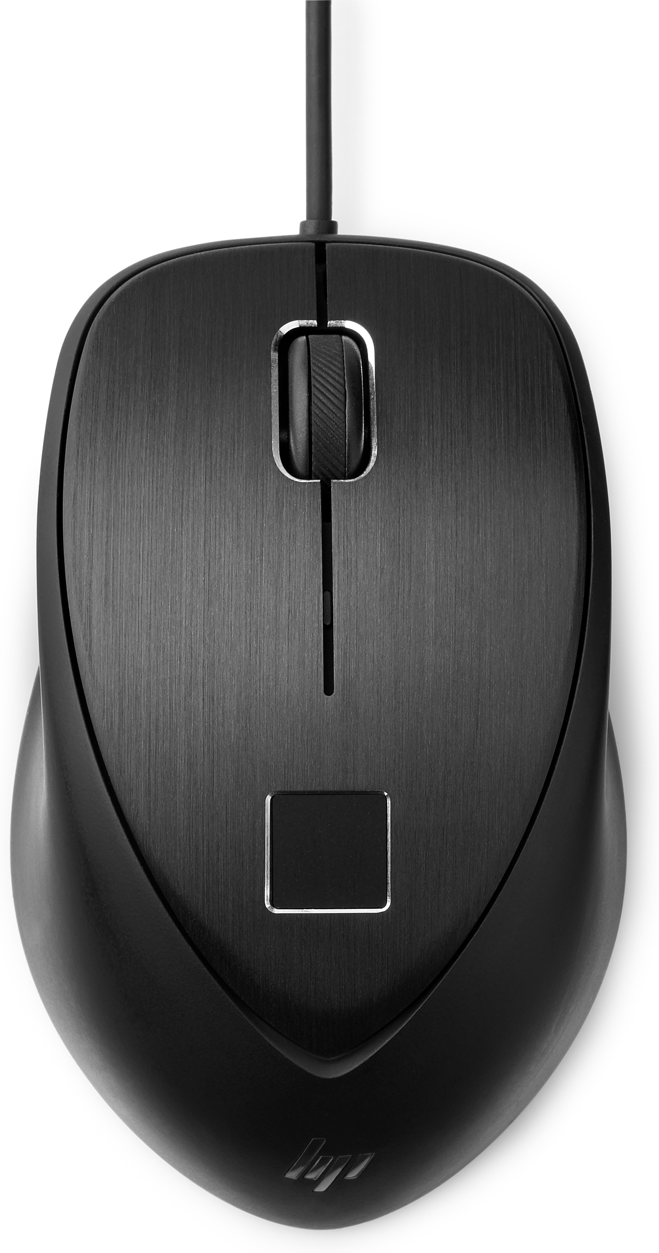 HP Fingerprint - Maus - Laser - 3 Tasten - kabelgebunden