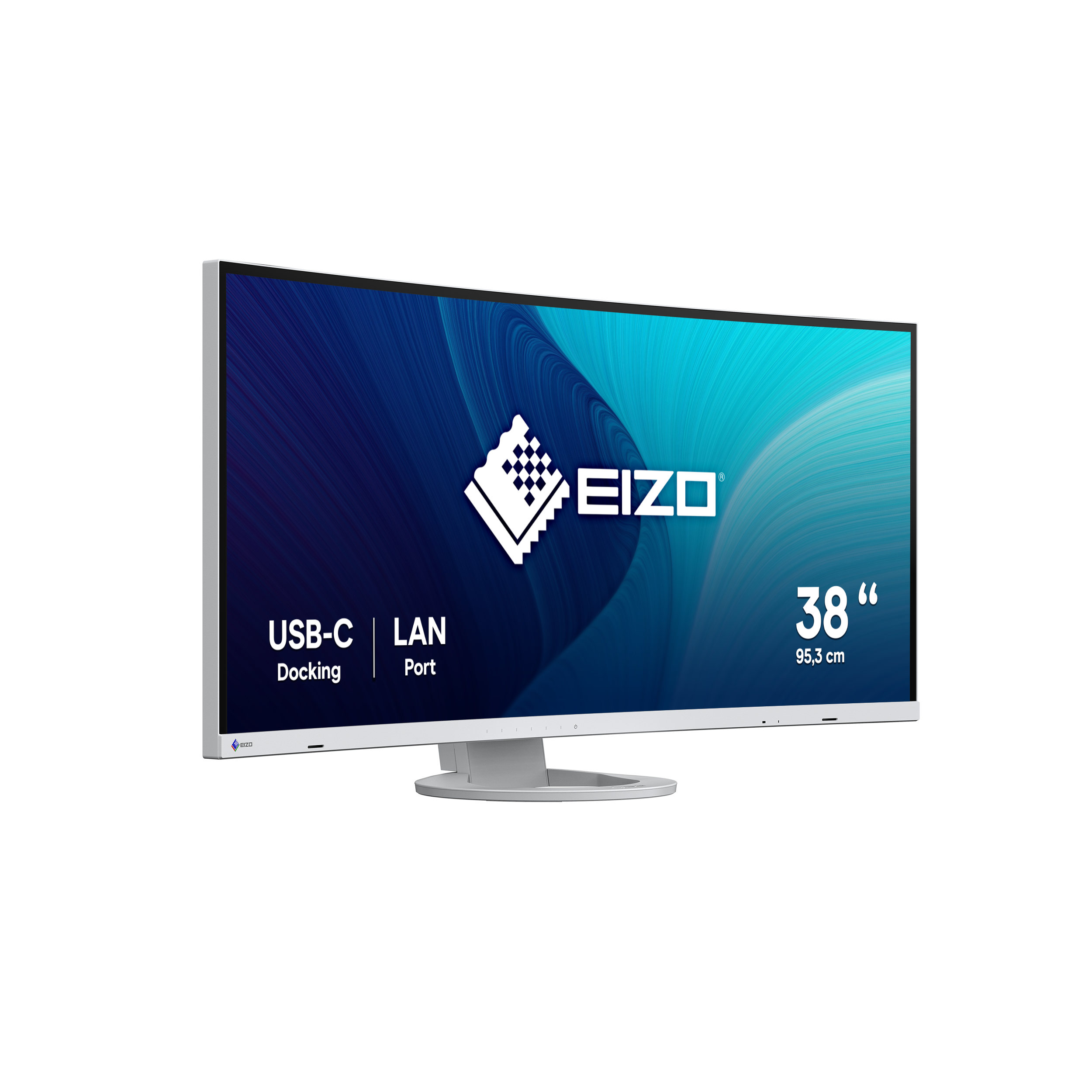 EIZO FlexScan EV3895-WT - Mit FlexStand - LED-Monitor - gebogen - 95.3 cm (37.5")