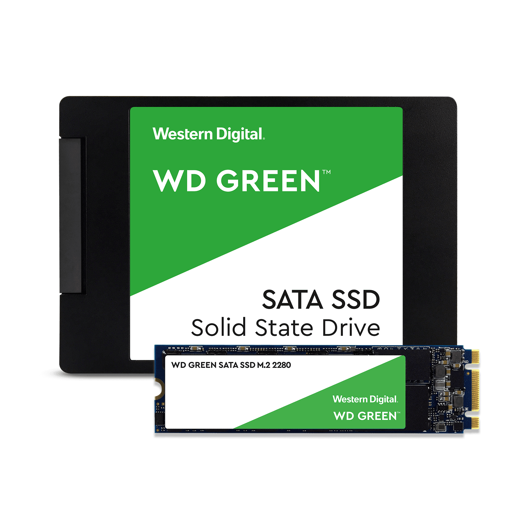 Western Digital WD Green SATA SSD 2TB, 2.5" / SATA 6Gb/s