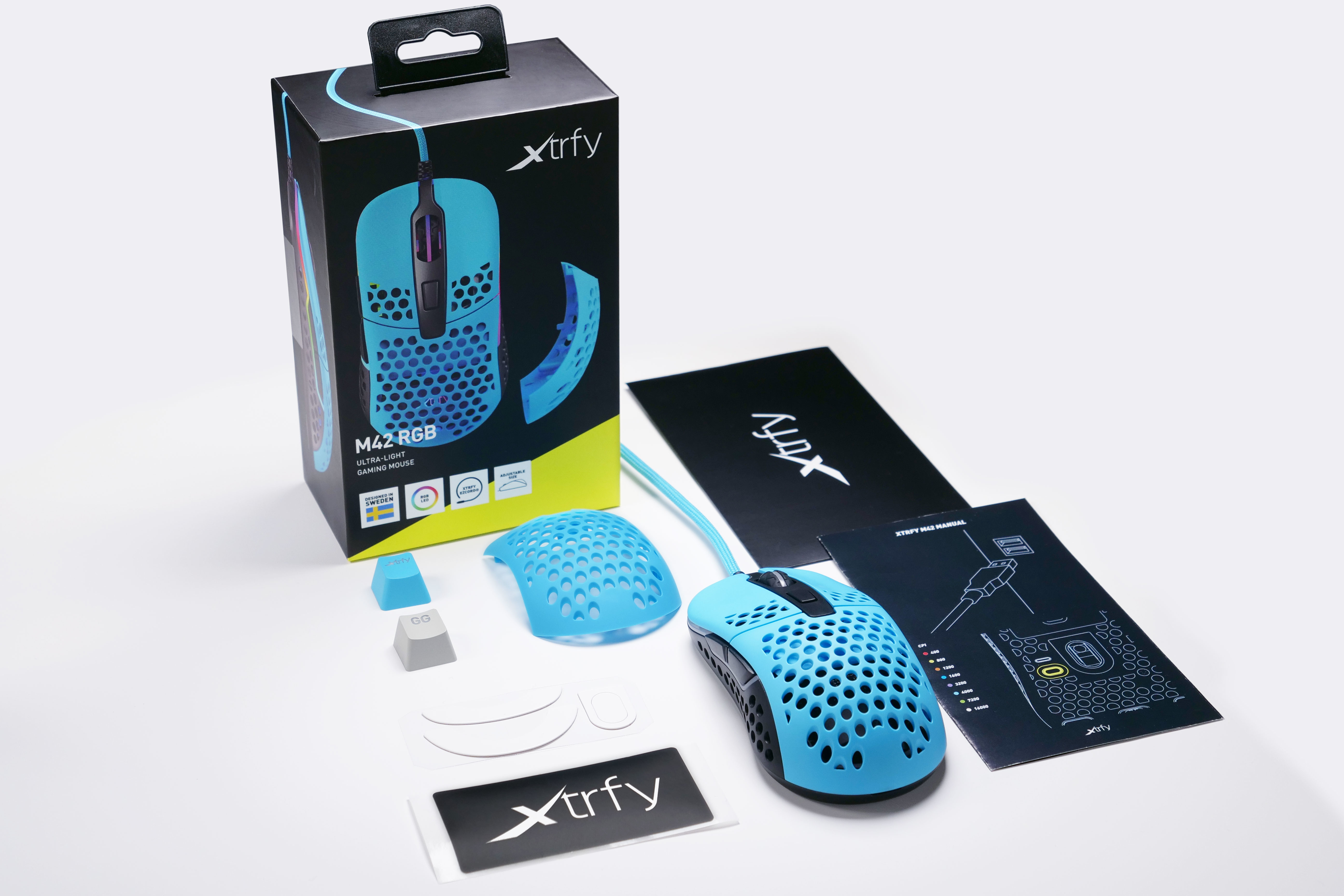 Cherry Xtrfy M42 - Maus - optisch - kabelgebunden - USB