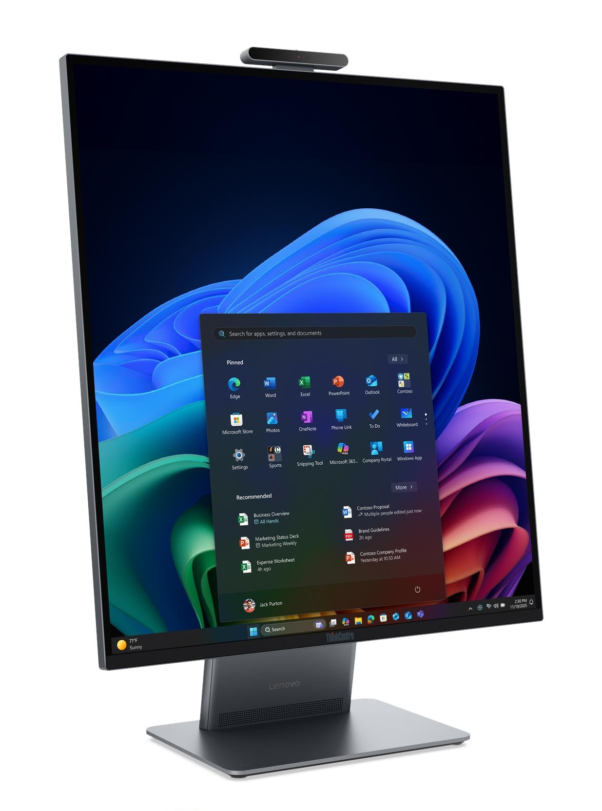Lenovo ThinkCentre X 13H4 - All-in-One (Komplettlösung) - mit voll funktionsfähigem Monitorständer -