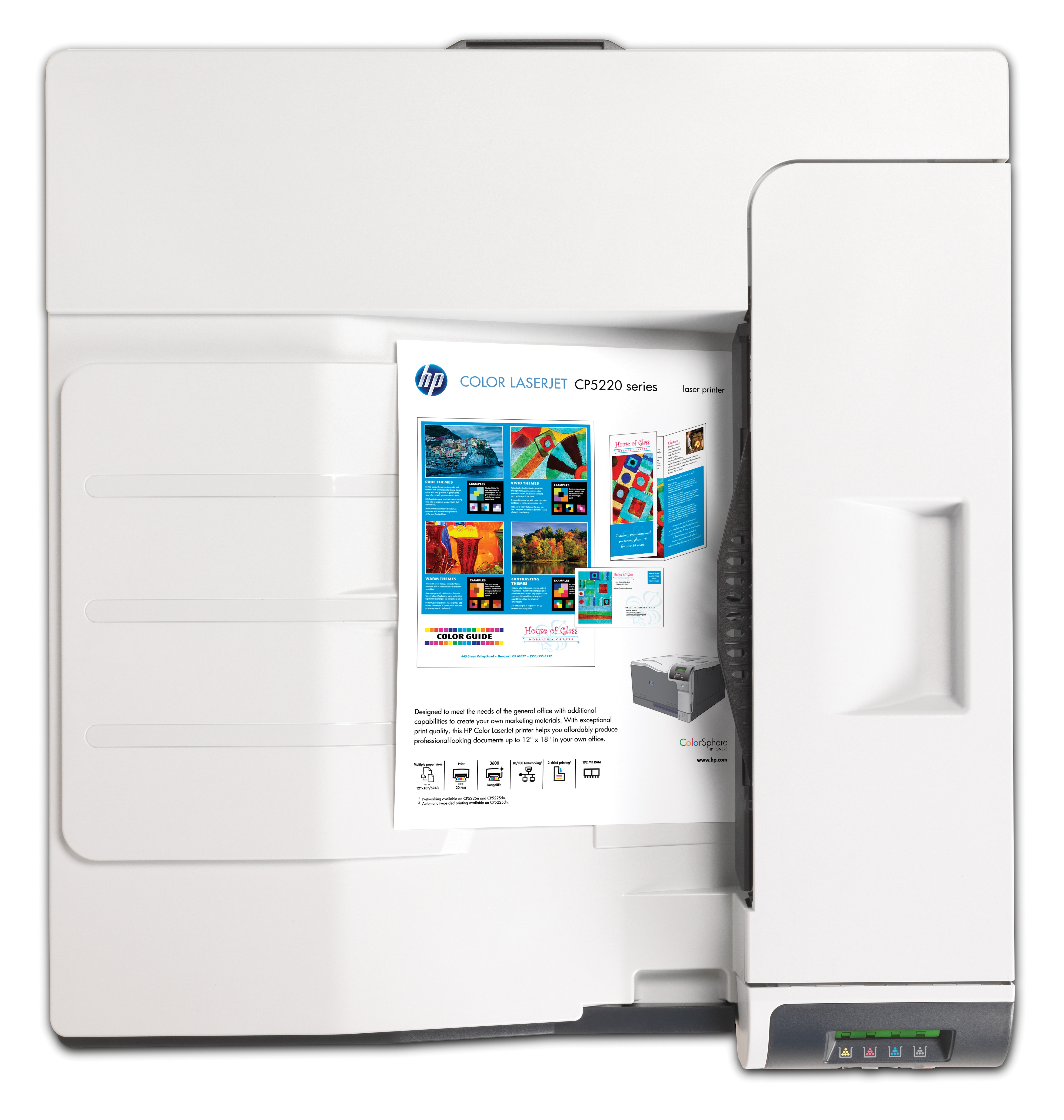 HP Color LaserJet CP5225DN, Farblaser