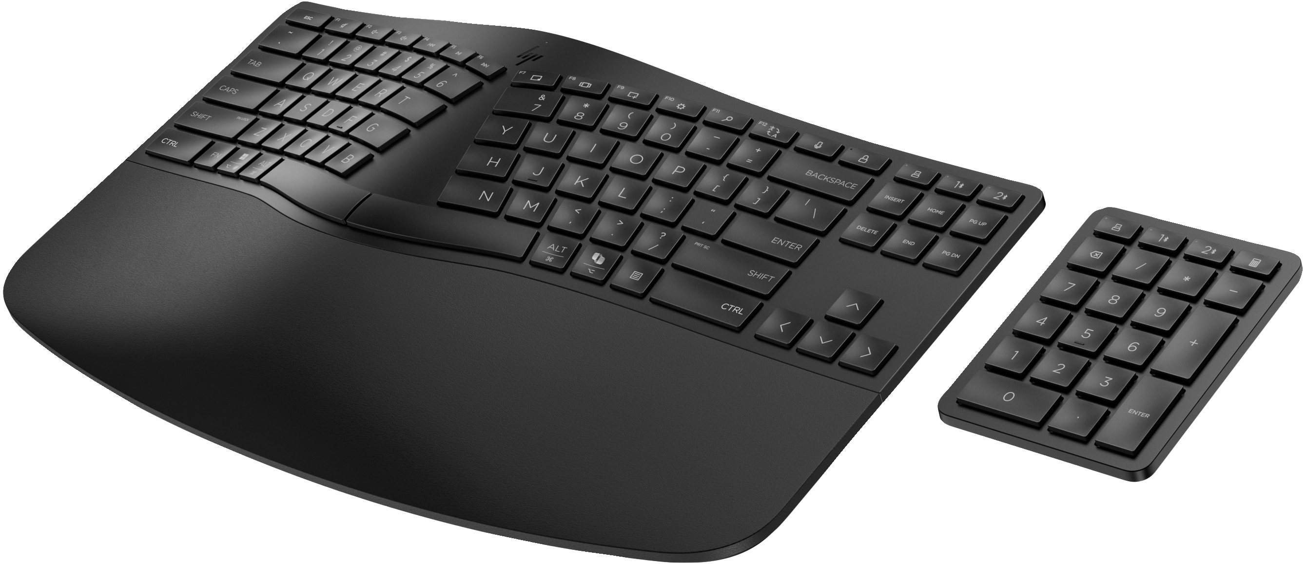 HP 965 - Tastatur-und-Tastenfeld-Set - kompakte Größe, 2-Zonen-Layout, separater Ziffernblock, kurze
