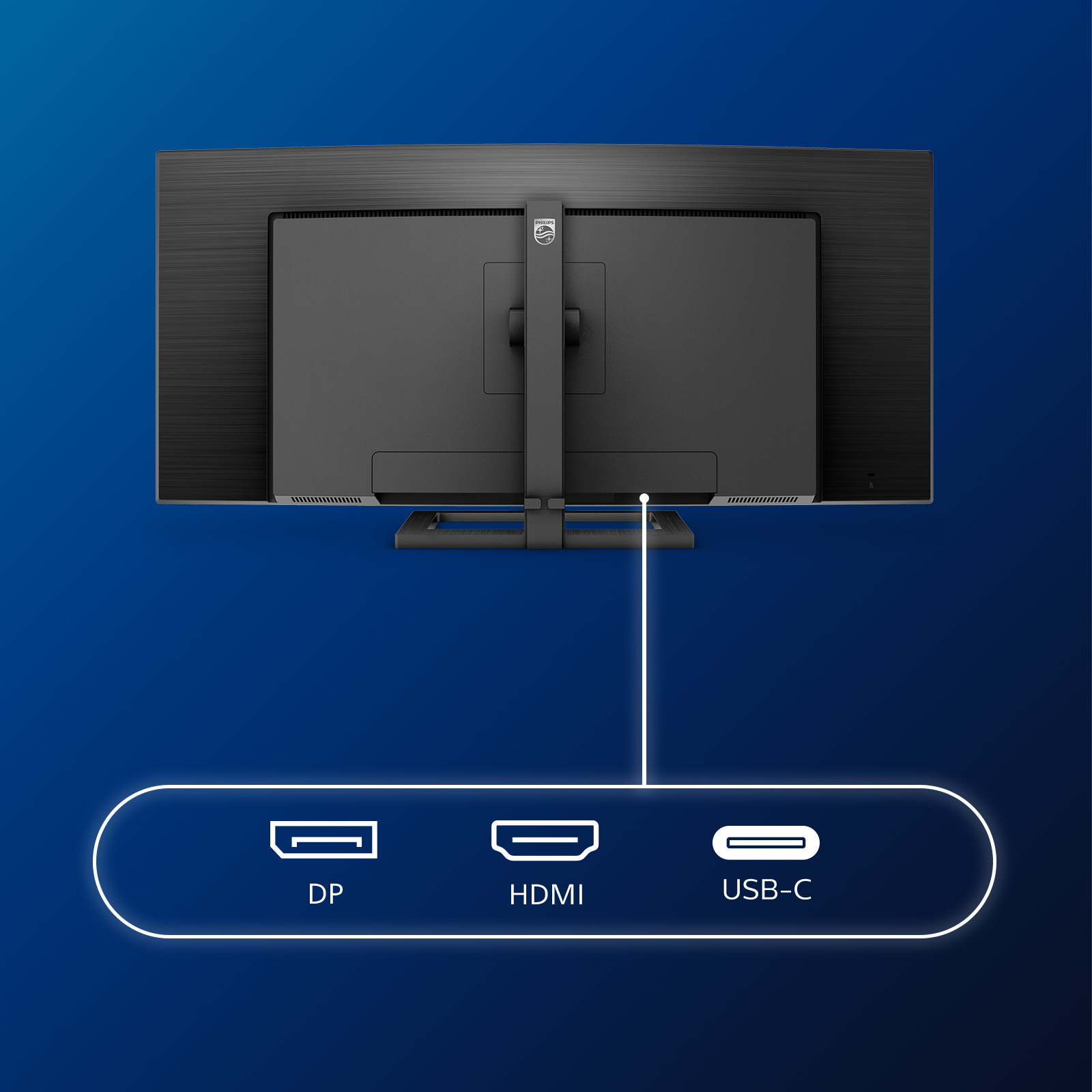B-WARE - Philips E-line 346E2CUAE Curved-Monitor 86.4cm (34"), UWQHD, VA, 4ms, HDMI, Displayport, US