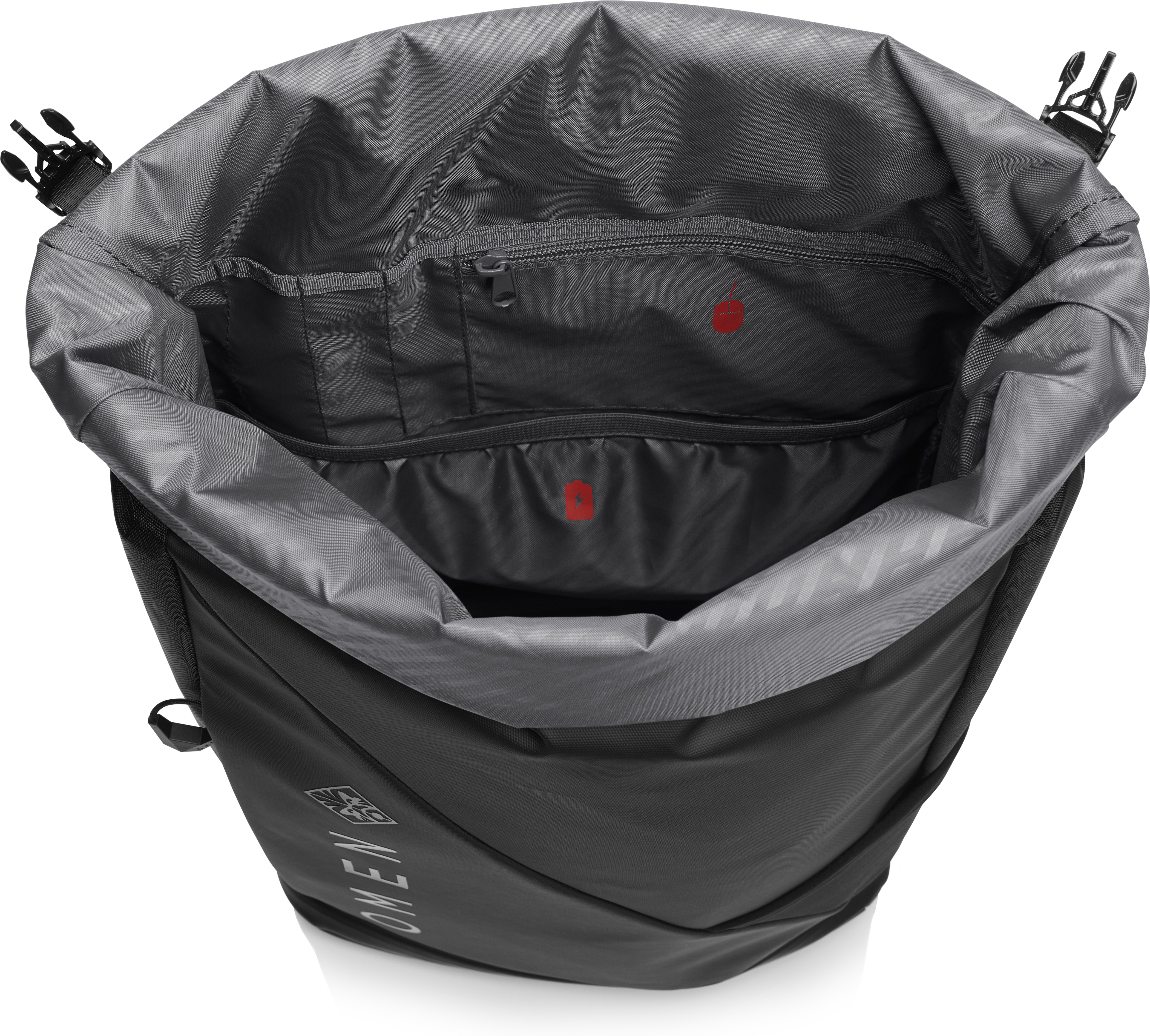 HP OMEN Transceptor 15 Rolltop Rucksack, Rucksack, 39,6 cm (15.6"), Schultergurt, 1,15 kg