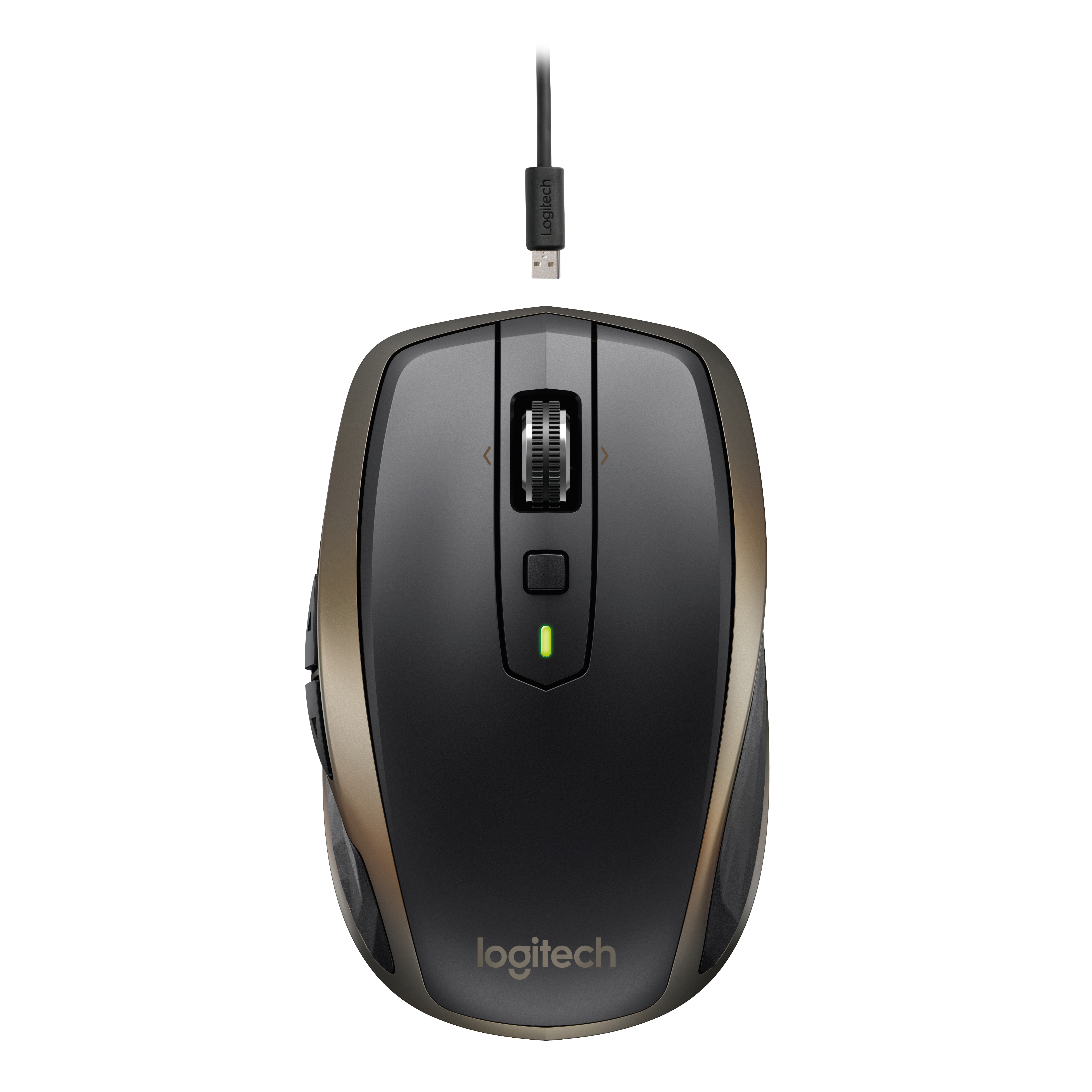 Logitech MX Anywhere 2 Wireless Mobile Mouse, rechts, Laser, RF Wireless + Bluetooth, 1000 DPI, Schw