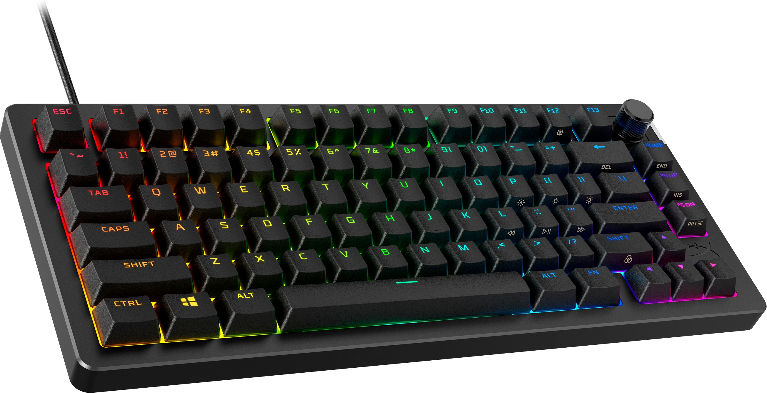HP HyperX Alloy Rise - Tastatur - 75% - Hintergrundbeleuchtung