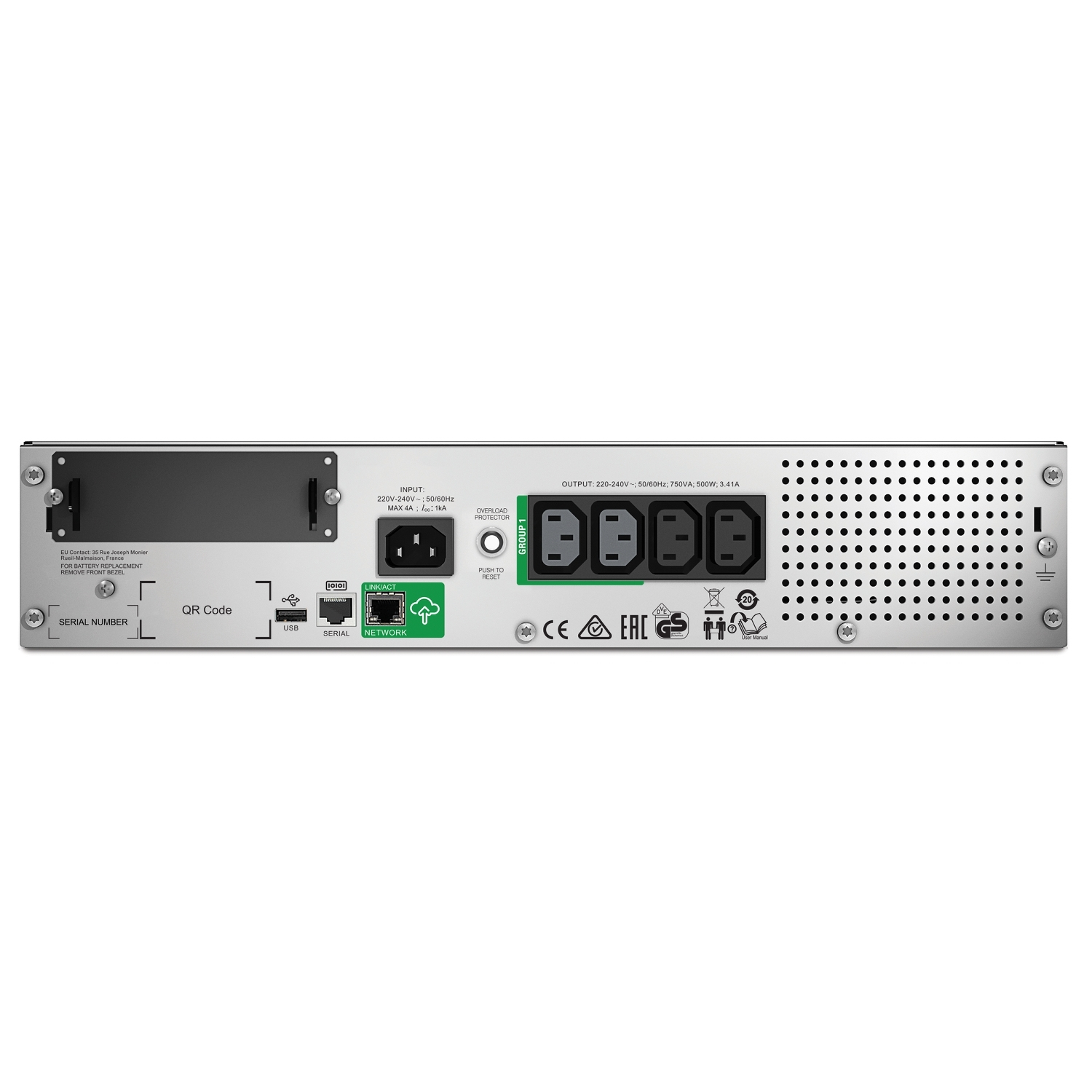 APC Smart-UPS 750VA LCD RM - USV (Rack - einbaufähig)