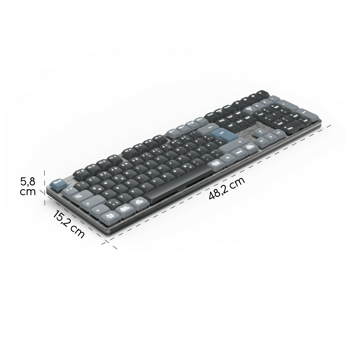 Hama WK-800 - Tastatur - Mehrgeräte, mechanisch