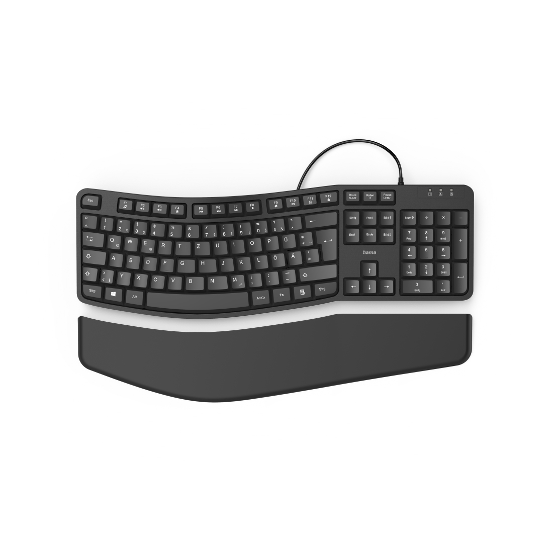 Hama EKC-400 - Tastatur - USB - QWERTZ - Deutsch
