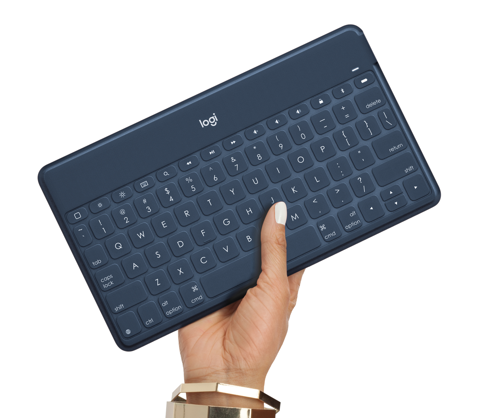 Logitech Keys-To-Go - Tastatur - kabellos - Bluetooth - QWERTY - Nordisch (Dänisch/Finnisch/Norwegis