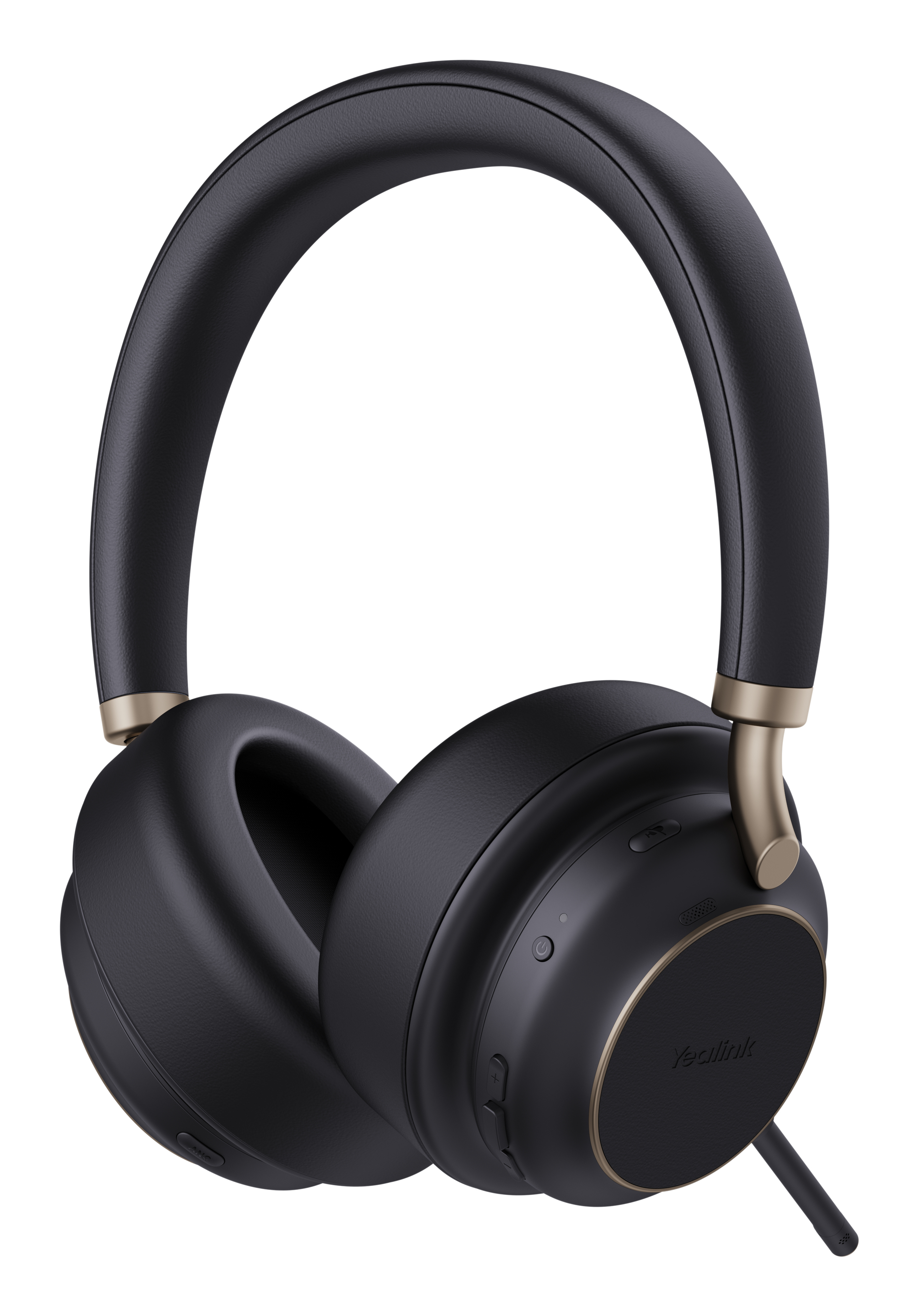 Yealink BH76 Plus Teams Schwarzes USB-C/A Headset, Kabellos, Anrufe/Musik, 285 g, Kopfhörer, Schwarz