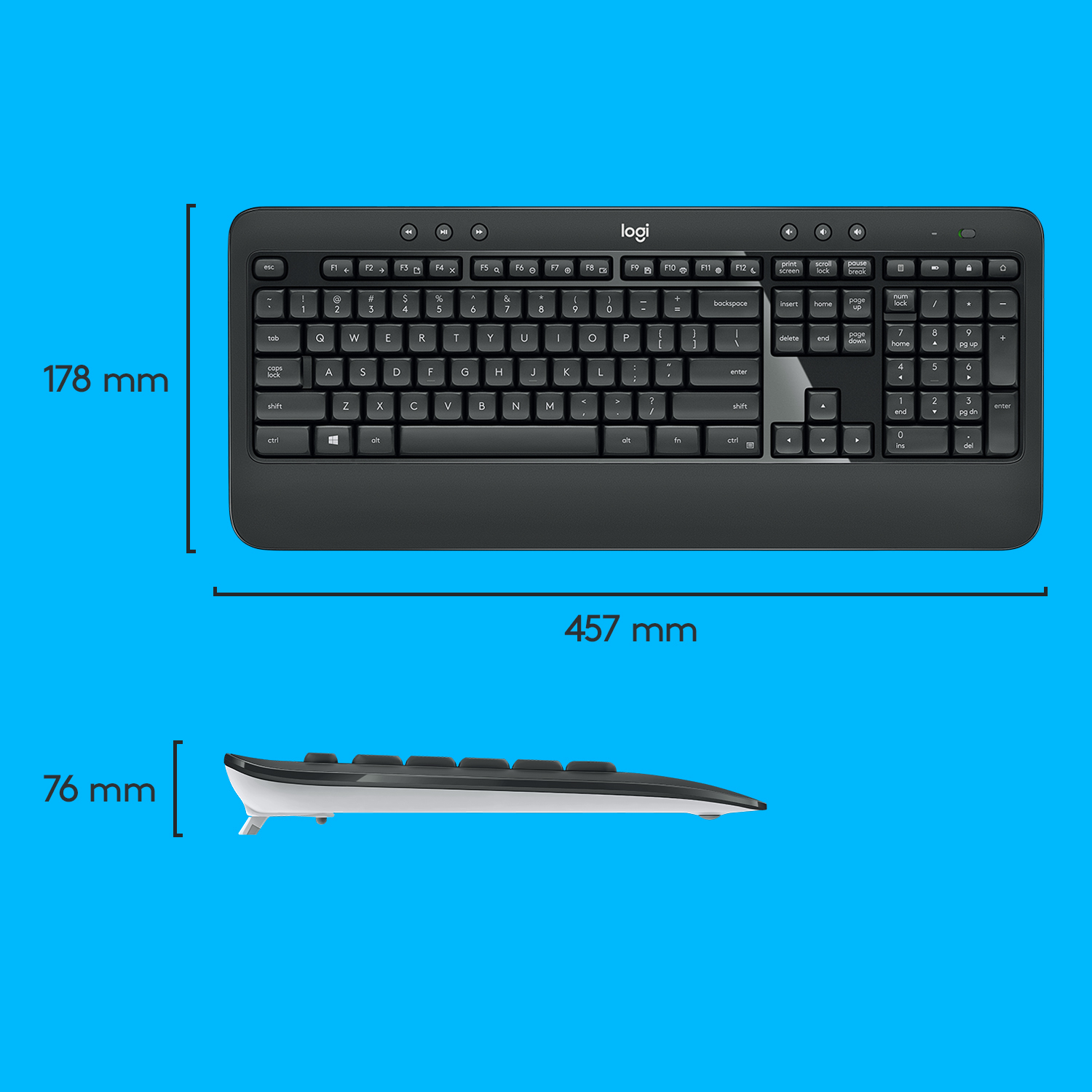 Logitech MK540 Advanced - Tastatur-und-Maus-Set