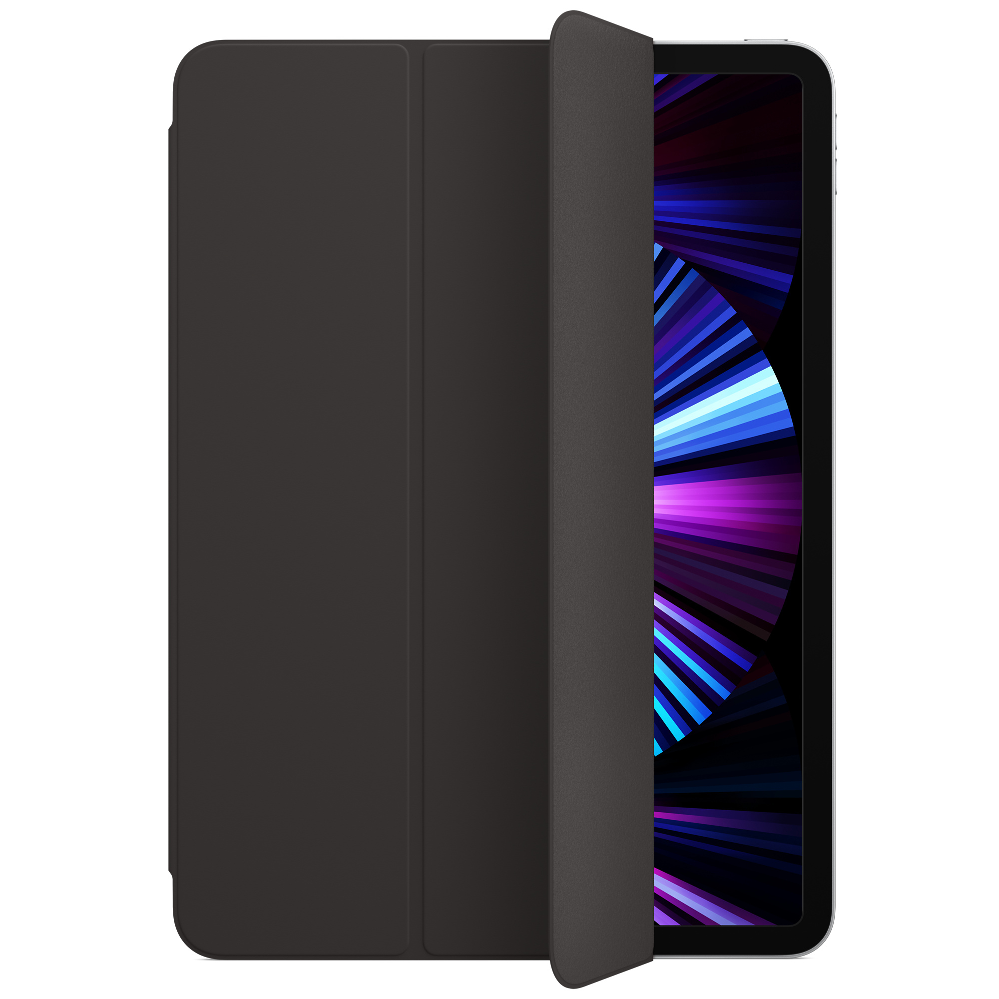 Apple Smart - Flip-Hülle für Tablet - Polyurethan - Schwarz - 11" - für 11-inch iPad Pro (1. Generat