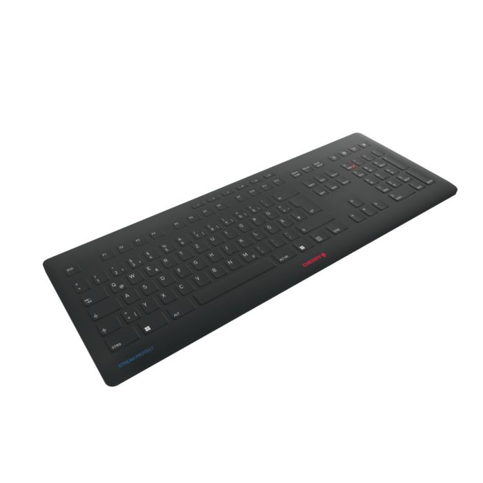 Cherry STREAM PROTECT - Tastatur - kabellos - 2.4 GHz
