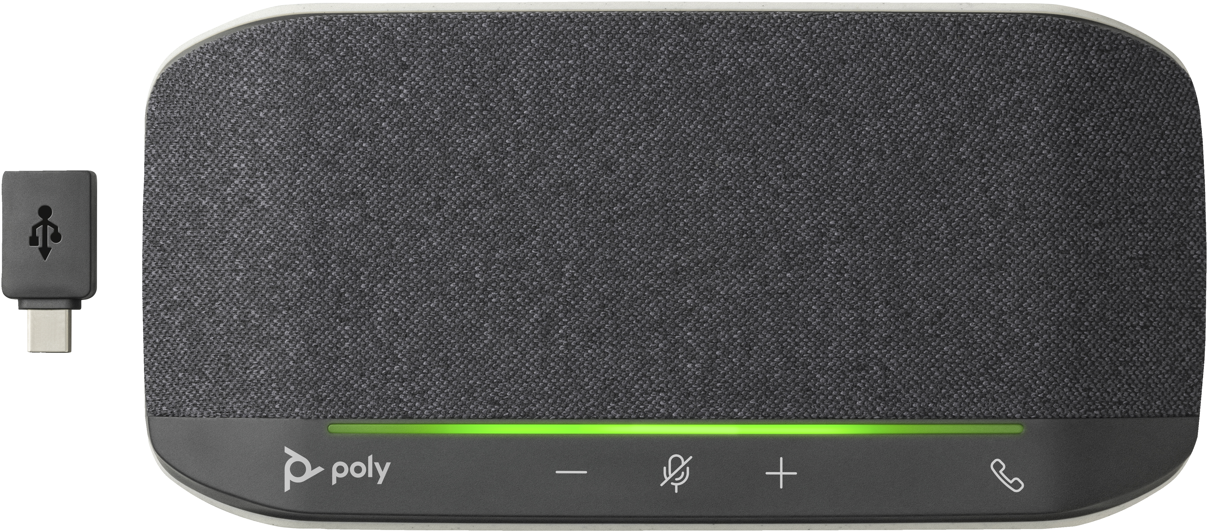 HP POLY Sync 10 USB-A USB-C Freisprecheinrichtung, PC, Silber, 0,715 m, IP64, Windows 10, 100 - 7800