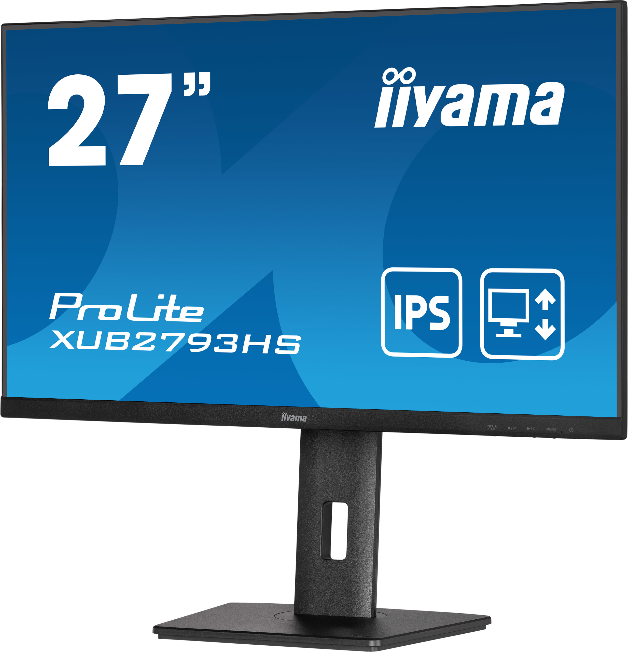 Iiyama ProLite XUB2793HS-B7 Monitor 68,6 cm (27") Full HD, IPS, 1 ms, HDMI, Displayport