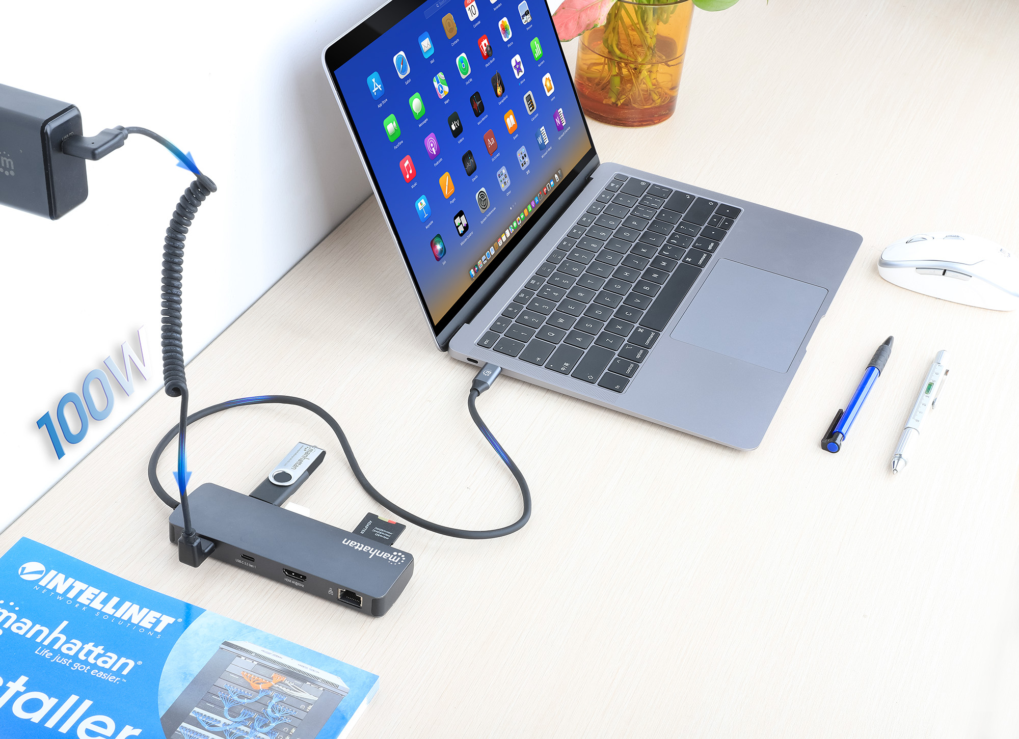 Manhattan Dockingstation - USB-C 3.2 Gen 1