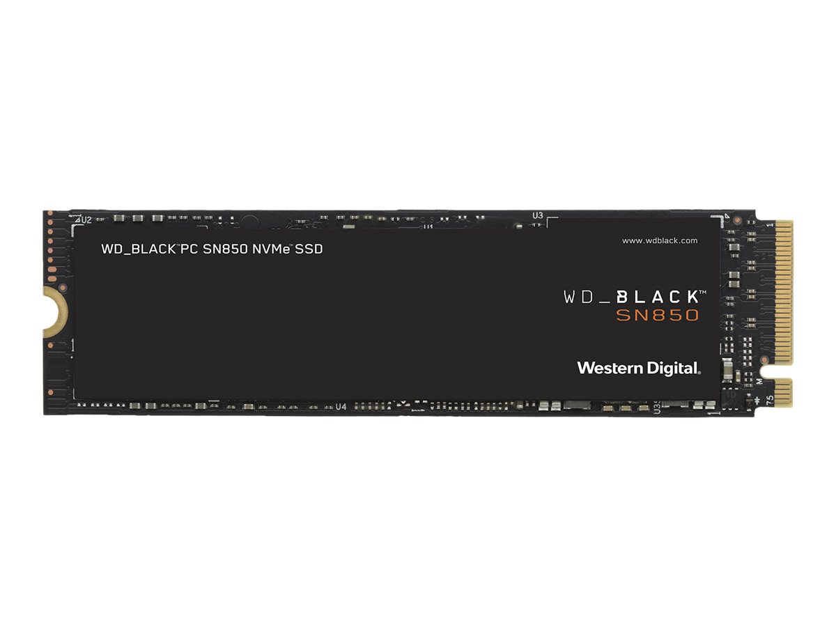 Western Digital WD_BLACK SN850 NVMe SSD 500GB, M.2 2280 / M-Key / PCIe 4.0 x4, Kühlkörper, retail