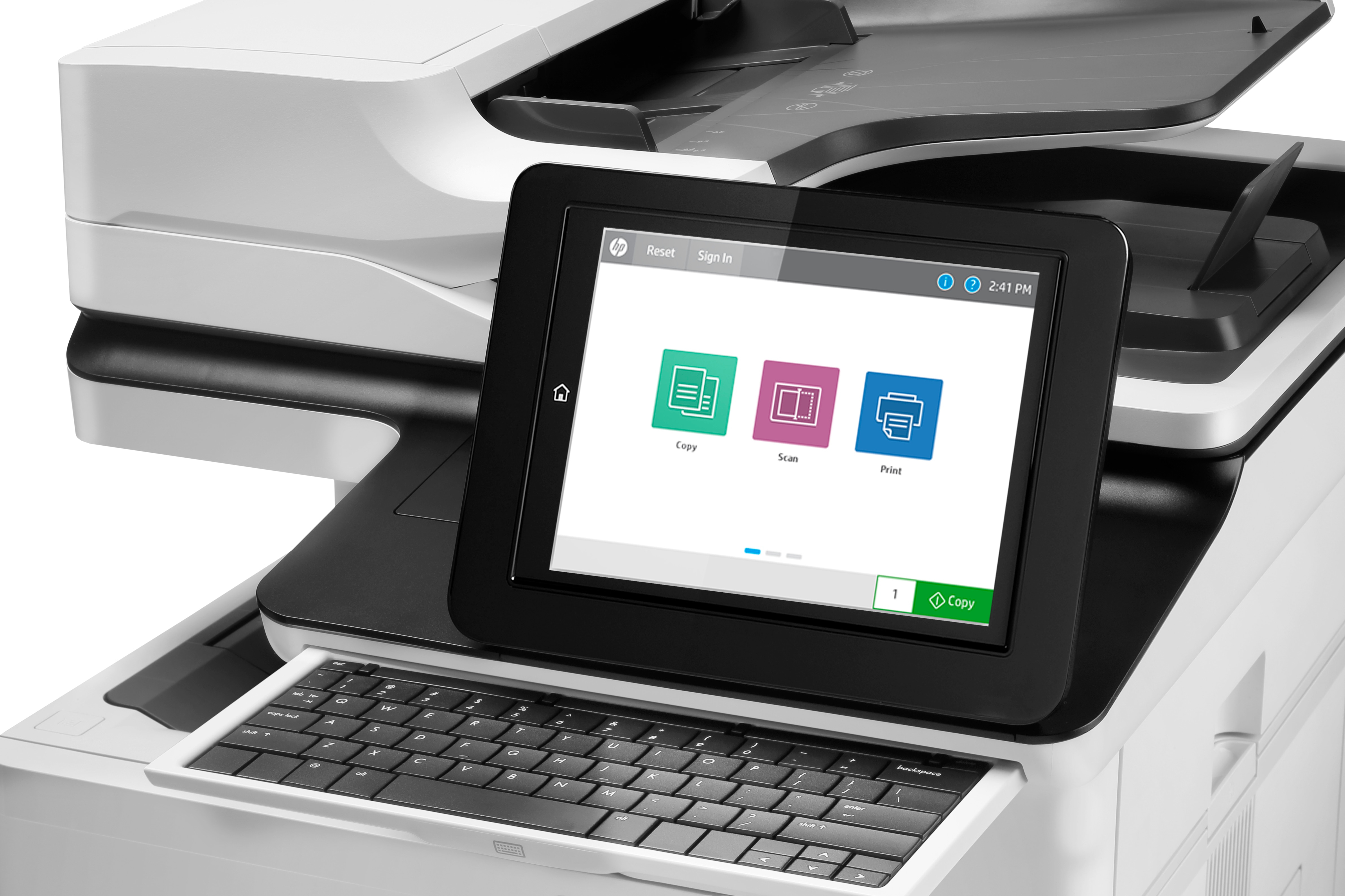 HP LaserJet Enterprise Flow MFP M631h, Drucken, kopieren, scannen, Laser, Monodruck, 1200 x 1200 DPI
