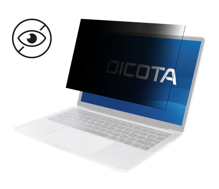 Dicota Blickschutzfilter für Notebook - Begrenzt den Betrachtungswinkel auf ±30° - 2-Wege - magnetis