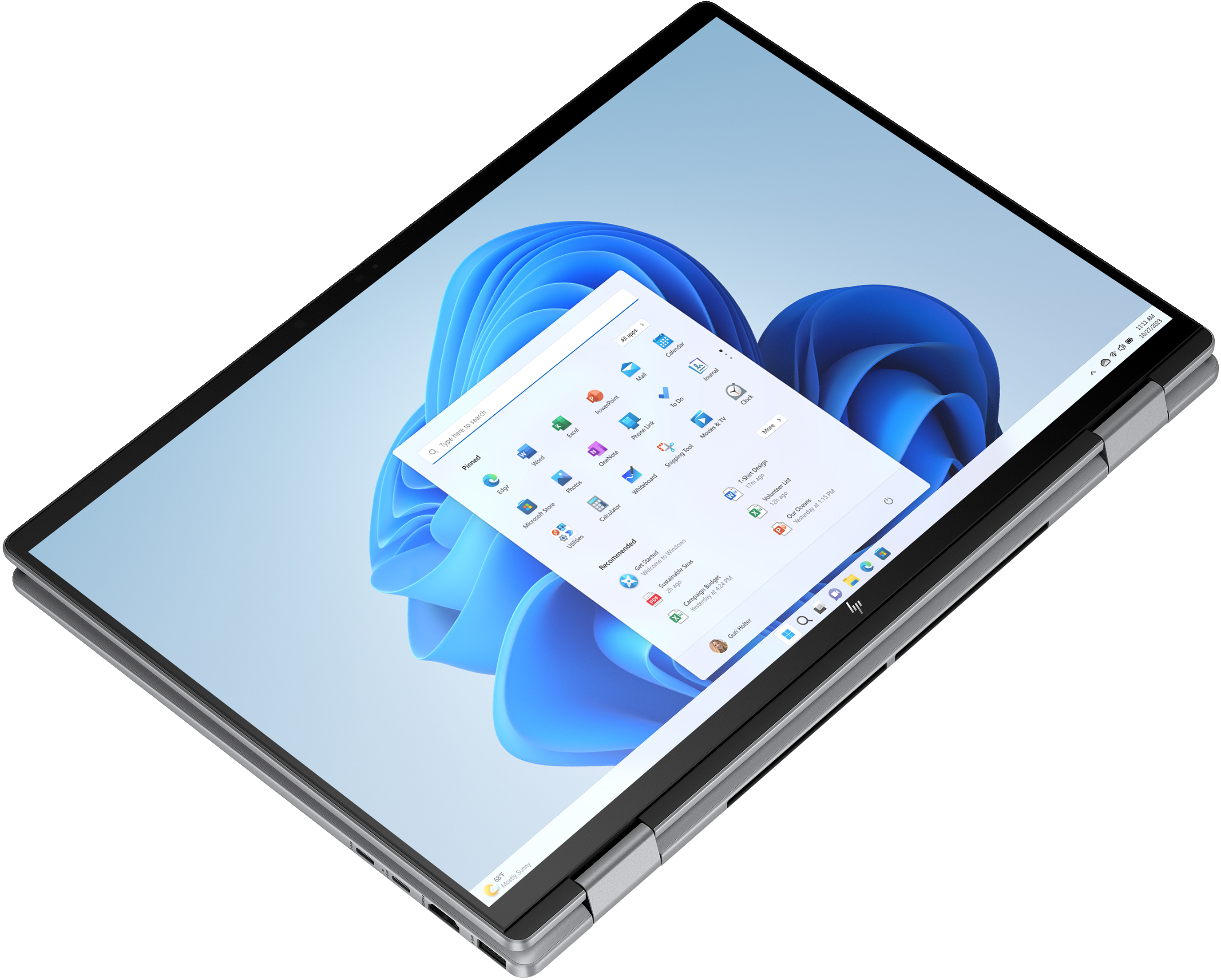 HP ENVY x360 16-ad0077ng, AMD Ryzen? 7, 3,3 GHz, 40,6 cm (16"), 2880 x 1800 Pixel, 16 GB, 1 TB