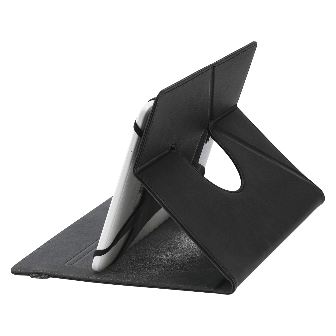 Hama "360 ° Rotation Uni" - Flip-Hülle für Tablet - Polyurethan - Schwarz - 22.9 cm - 28 cm (9" - 11