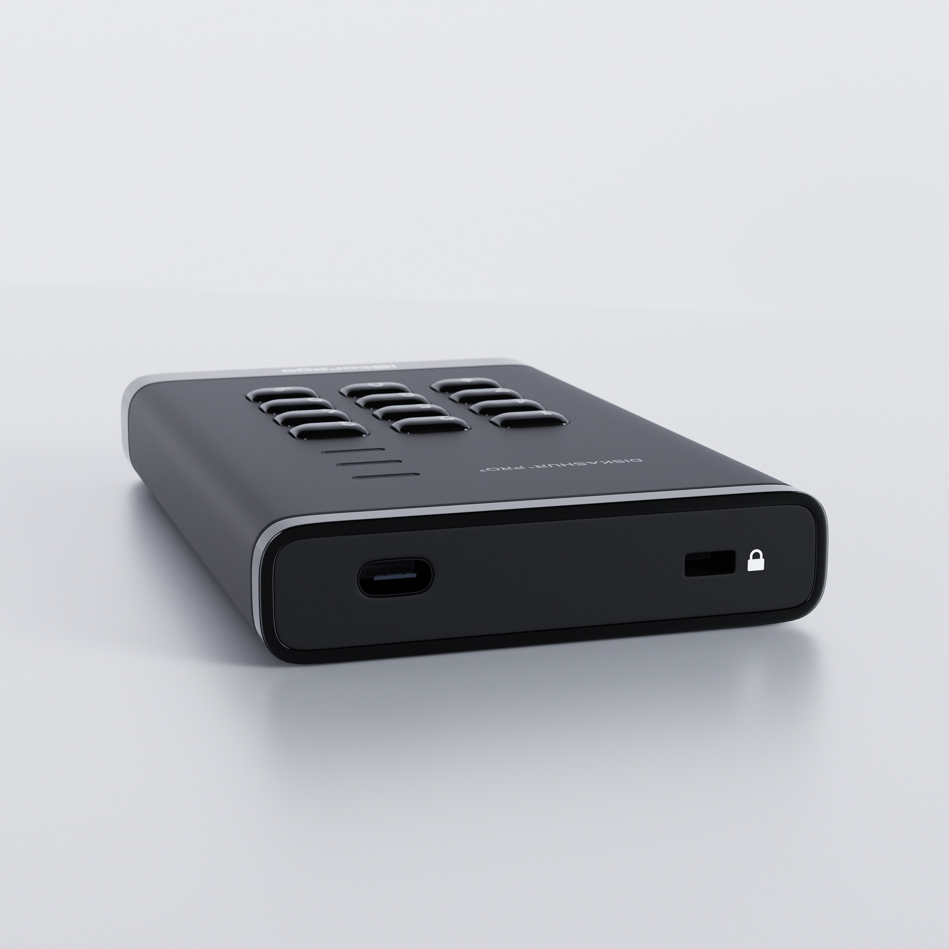 iStorage diskAshur PRO³ - SSD - verschlüsselt - 4 TB - extern (tragbar)