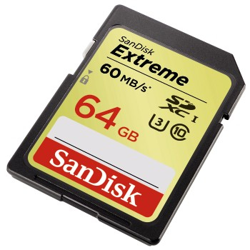 SanDisk Extreme - Flash-Speicherkarte - 64 GB