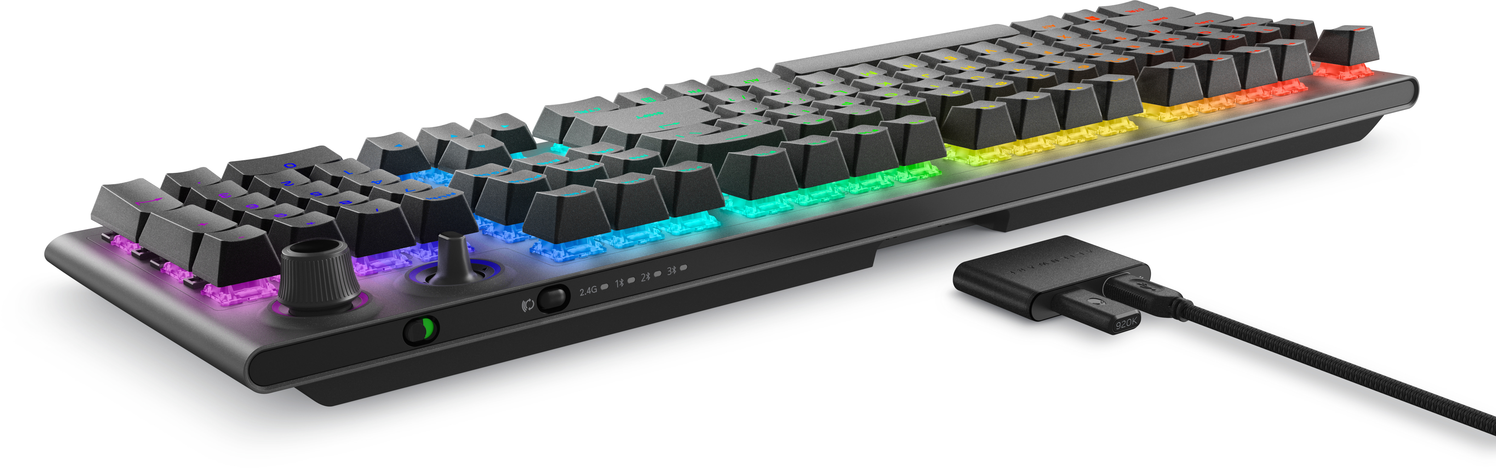 Dell Alienware Tri-Mode AW920K - Tastatur - AlienFX Per-Key RGB / 16,8 Millionen Farben