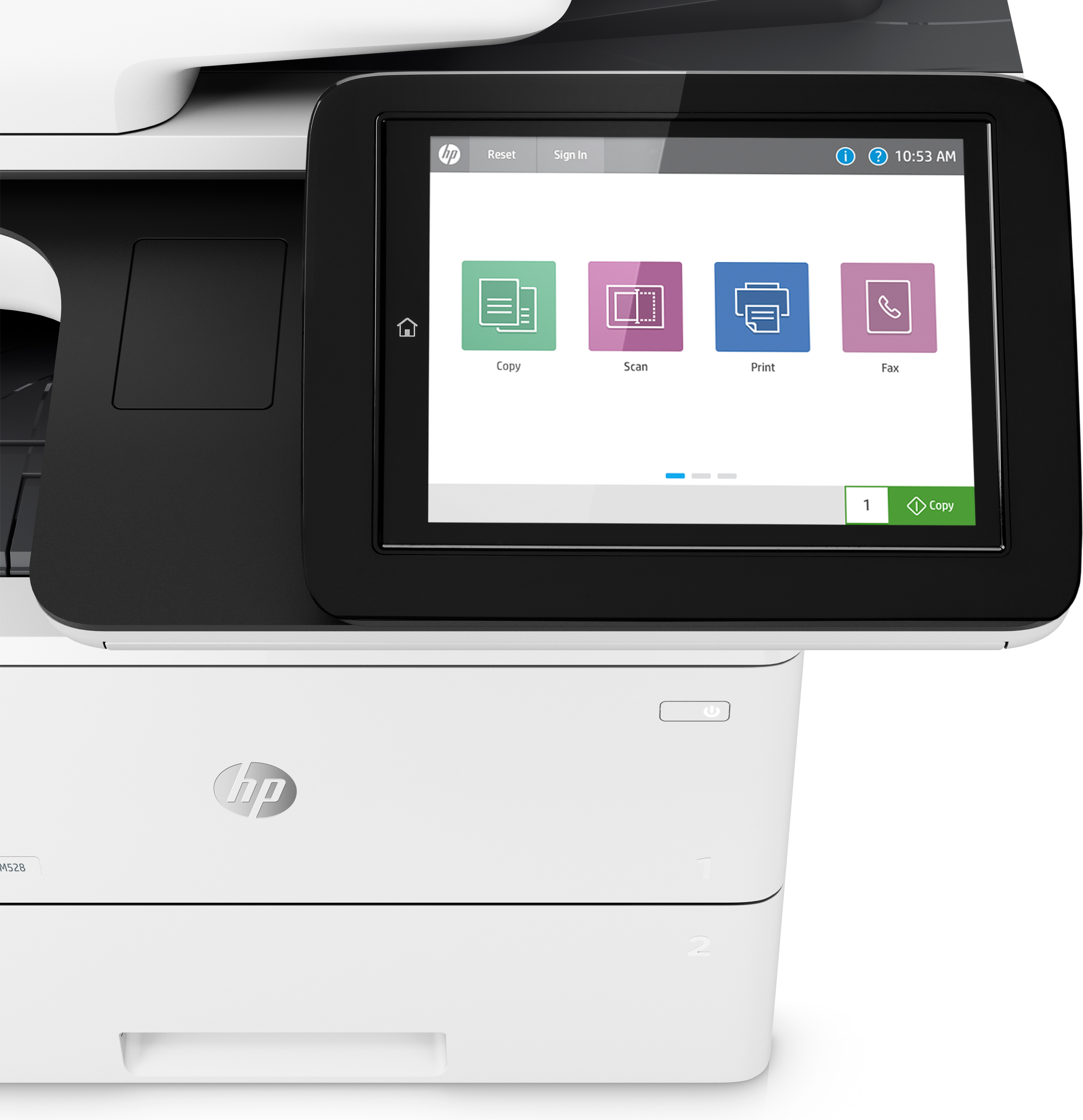 HP LaserJet Enterprise MFP M528f - Multifunktionsdrucker - s/w - Laser - Legal (216 x 356 mm)