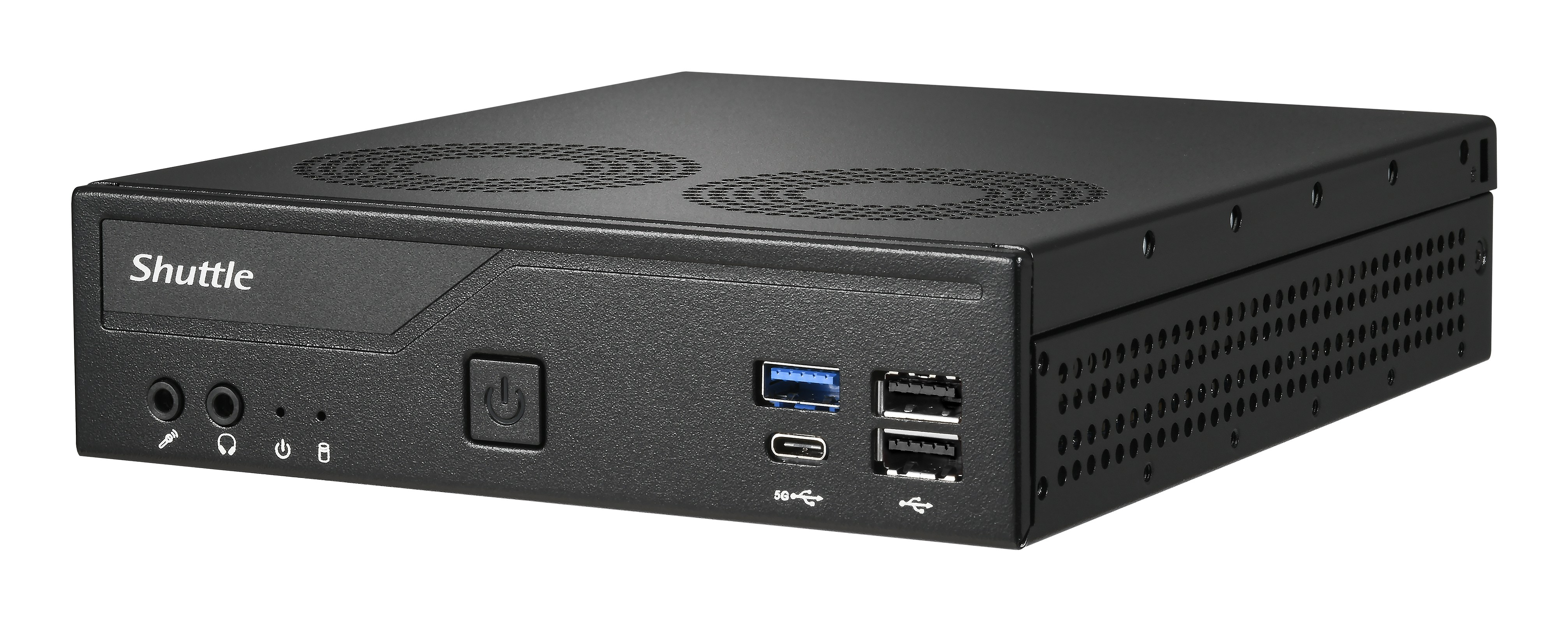 Shuttle XP? slim DH610V2, 1,35 l großer PC, Mini-PC Barebone, Intel H610, LGA 1700, DDR5-SDRAM, 120