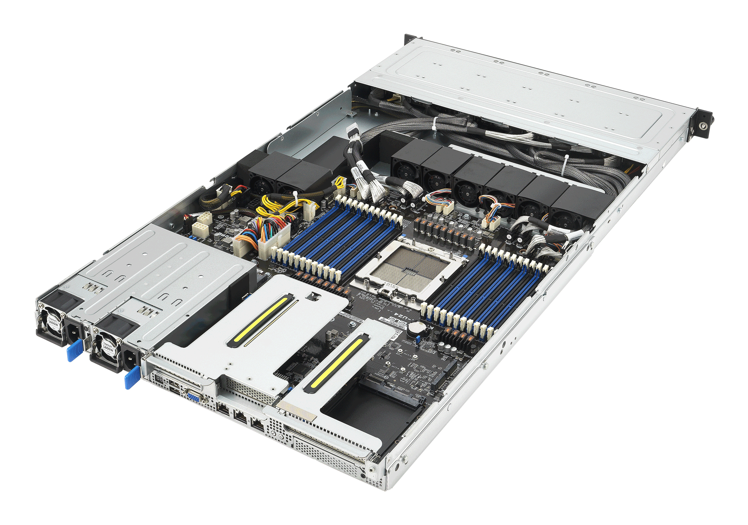 ASUS RS501A-E12-RS12U, LGA 6096, AMD, DDR5-SDRAM, 3 TB, 6400,5600 MHz, M.2,2.5