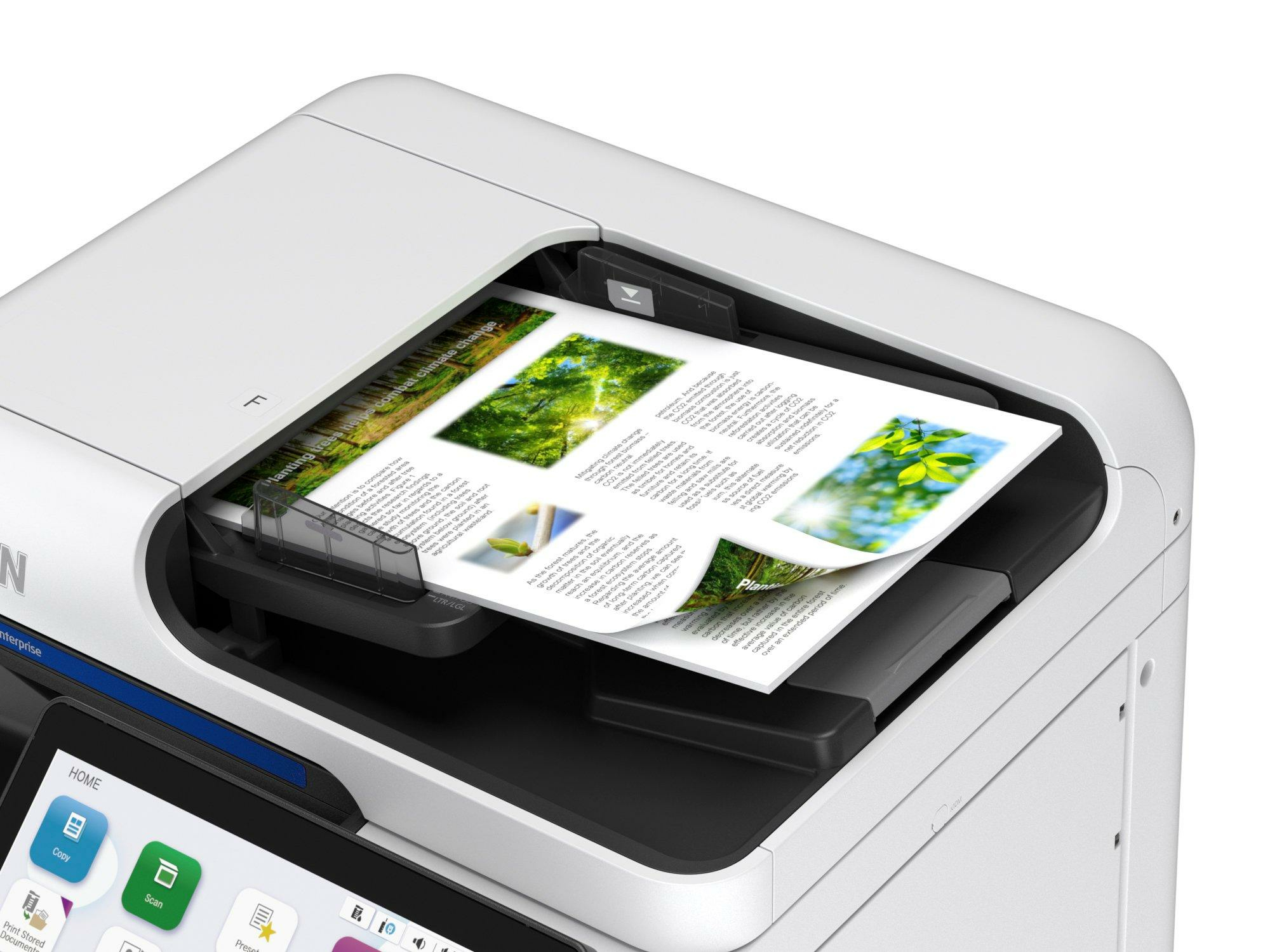 Epson WorkForce Enterprise AM-C550, Tintenstrahl, Farbdruck, 600 x 1200 DPI, A4, Direktdruck, Weiß