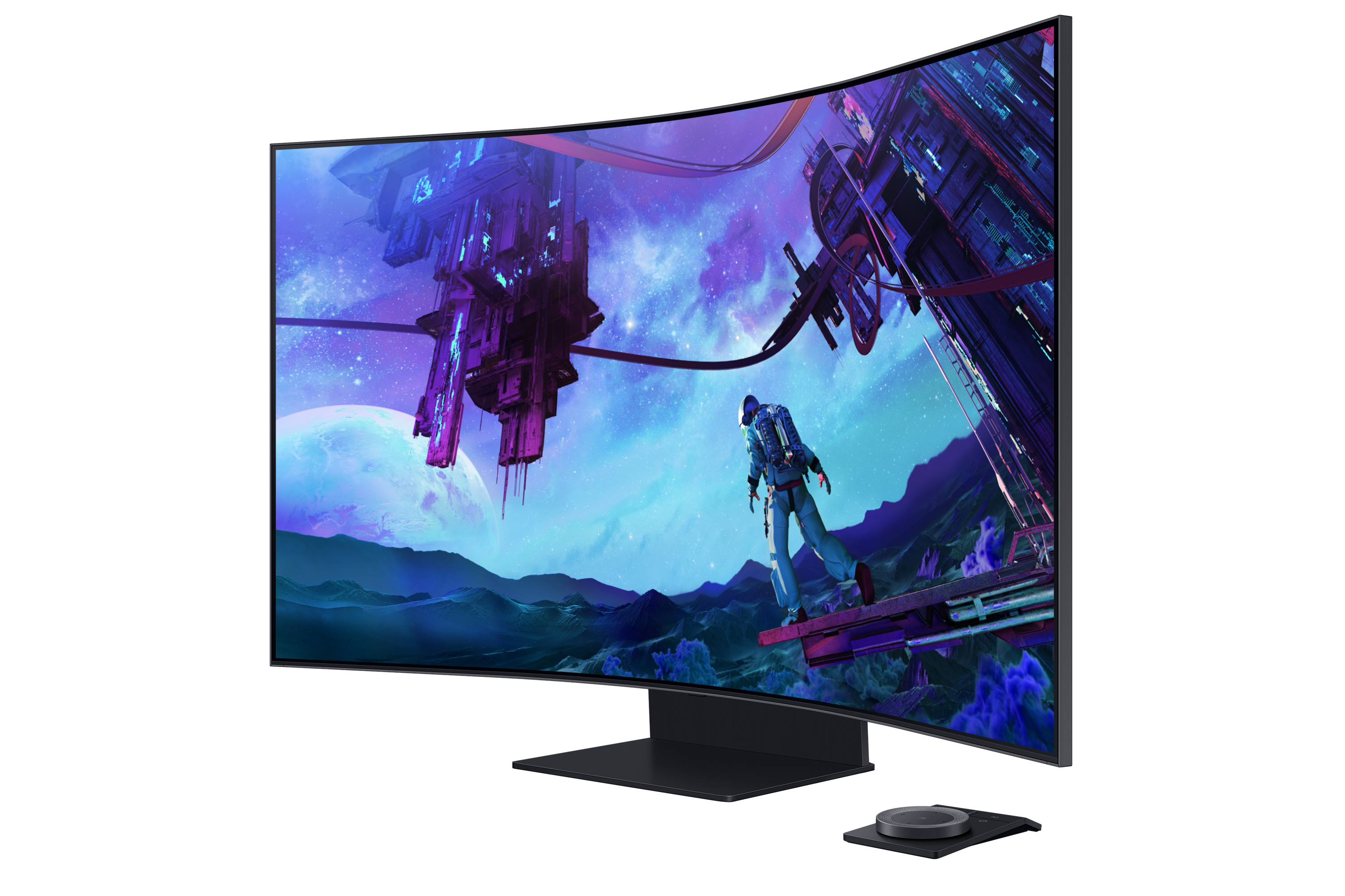Samsung Odyssey Ark S55CG970NU - G97NC Series - QLED-Monitor - Smart - Gaming - gebogen - 138 cm (55